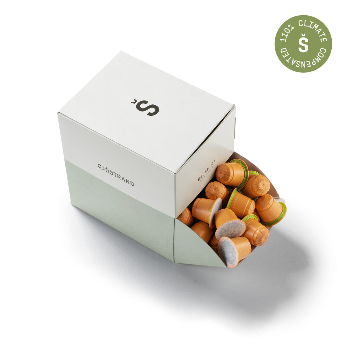Sjötrand kaffekapslar 100 Pack, nr 4 Espresso Decaf