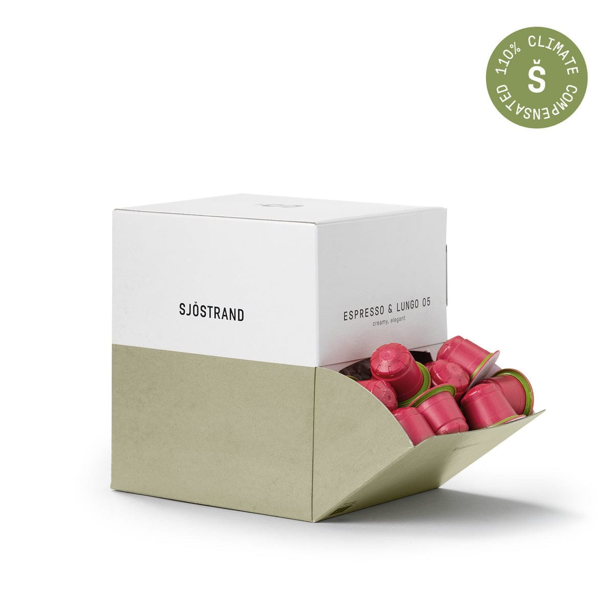 Sjötrand Coffee Capsules 100 Pack, No. 5 Espresso & Lungo
