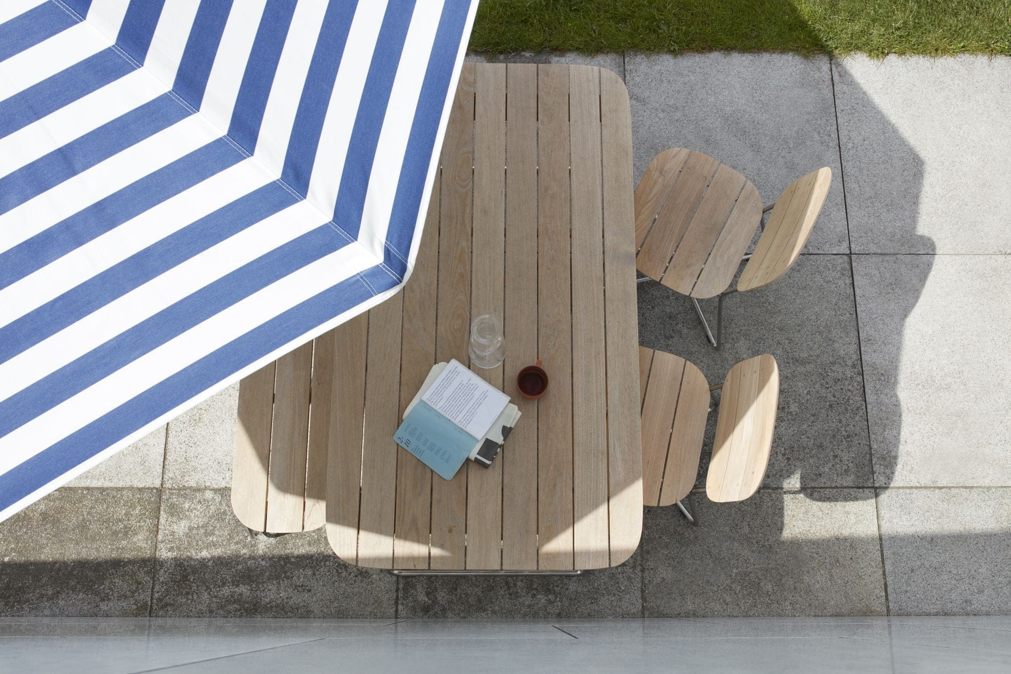 [product_category]-Skagerak Messina Parasol ø270 Cm, Dark Blue Stripes-Skagerak-5706420108740-1910137-SKA-2