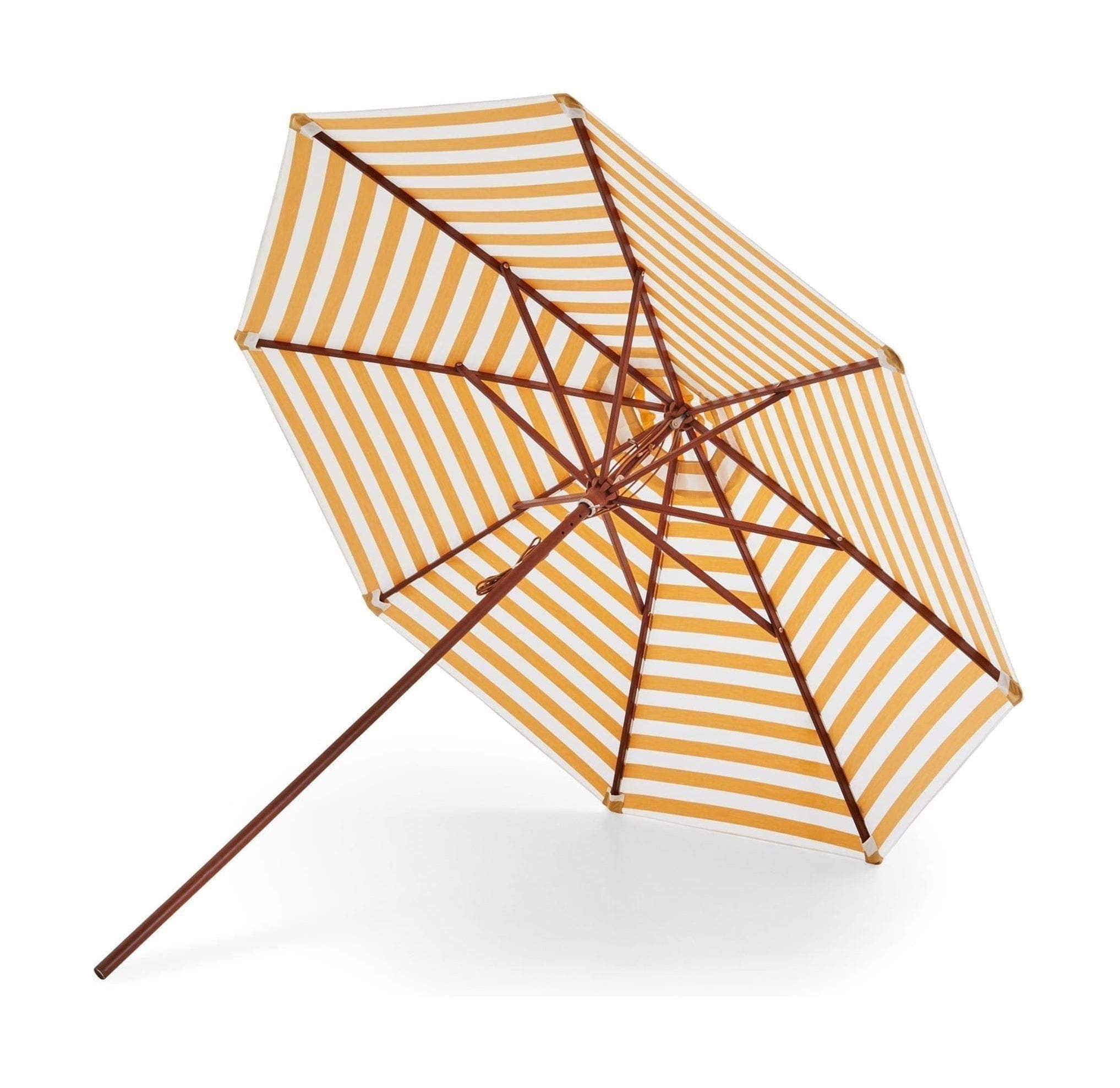 [product_category]-Skagerak Messina Parasol ø270 Cm, Golden Yellow Stripes-Skagerak-5706420108795-1910138-SKA-1