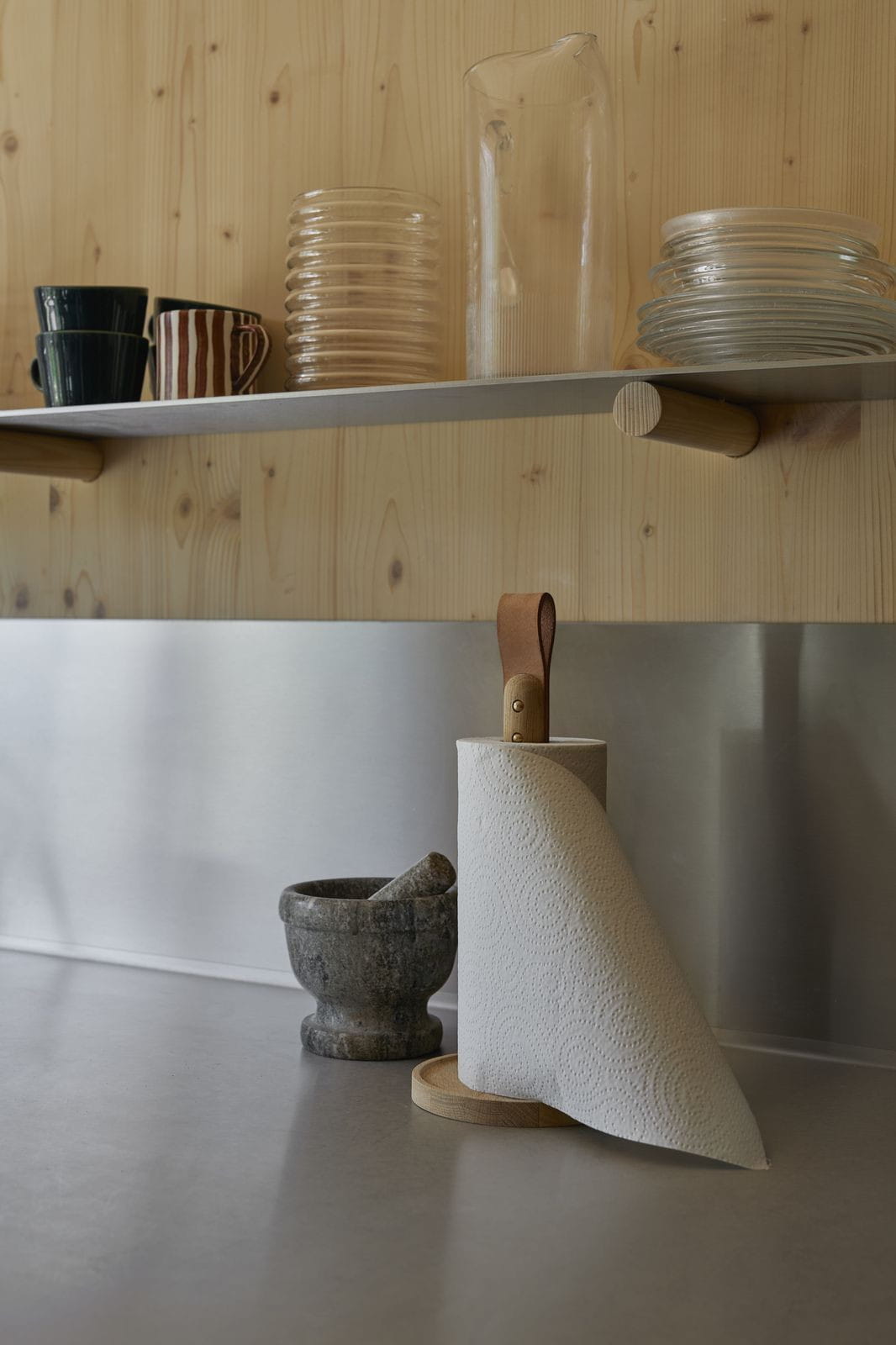 [product_category]-Skagerak Norr Paper Towel Holder, Oak-Skagerak-5706420073819-S1930239-SKA-5
