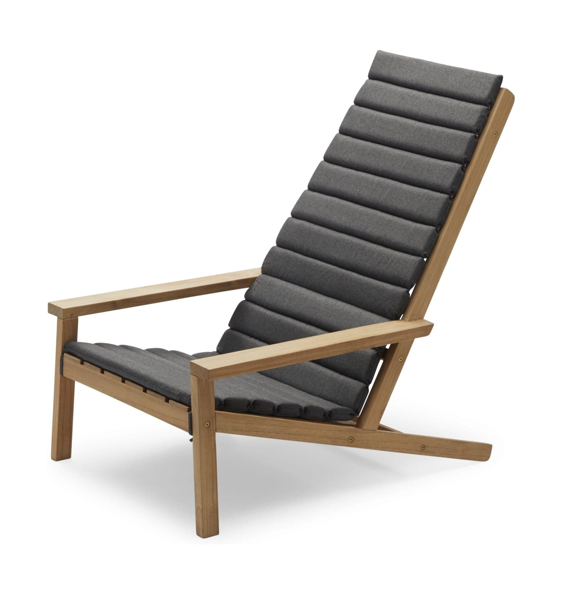 [product_category]-Skagerak Seat Cushion For Between Lines Deckchair, Charcoal-Skagerak-5706420079729-1960660-SKA-1