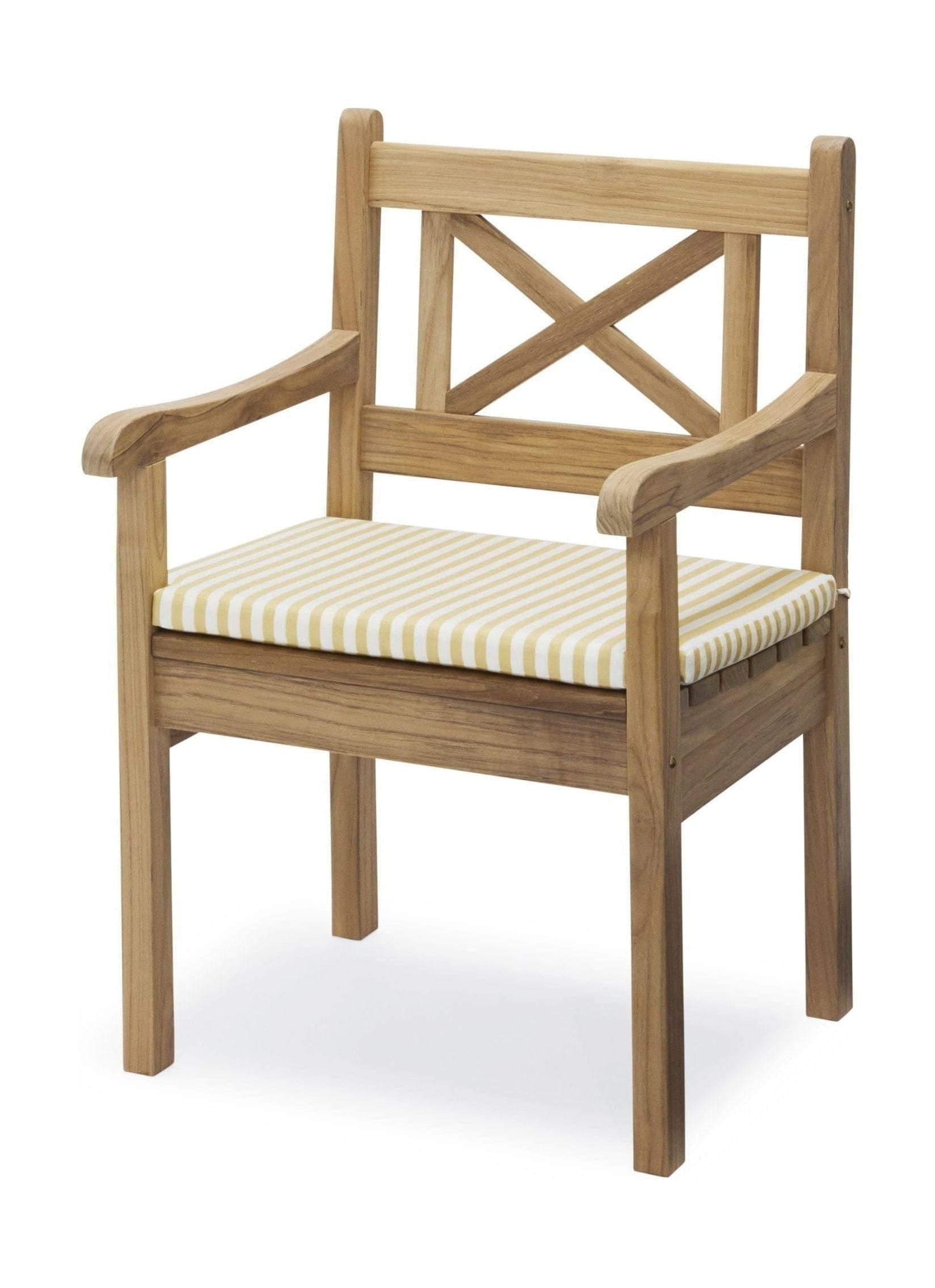 [product_category]-Skagerak Seat Cushion For Skagen Chair, Golden Yellow Stripe-Skagerak-5706420105091-1961048-SKA-1