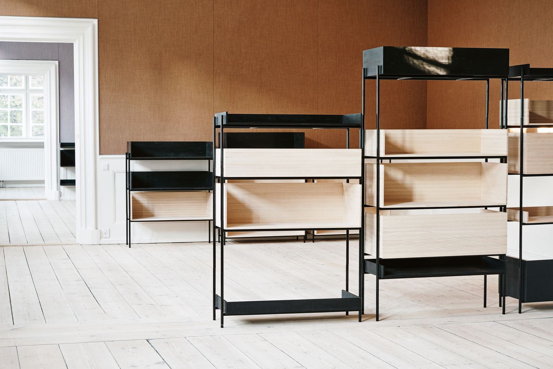 [product_category]-Skagerak Vivlio Shelf Module Medium, Black-Skagerak-5706420104278-1930468-SKA-3