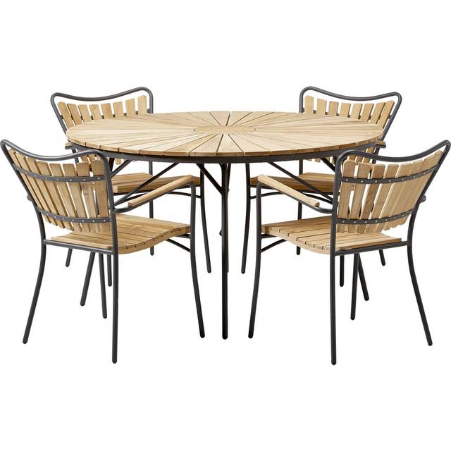 [product_category]-Skargaarden Kerteminde Ø110cm Garden furniture set, 1 tables incl. 4 chairs-Skargaarden-2