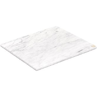 [product_category]-Skultuna Carrara Marble Plate With Logo, Large-Skultuna-7340037812461-X056-SKU-1