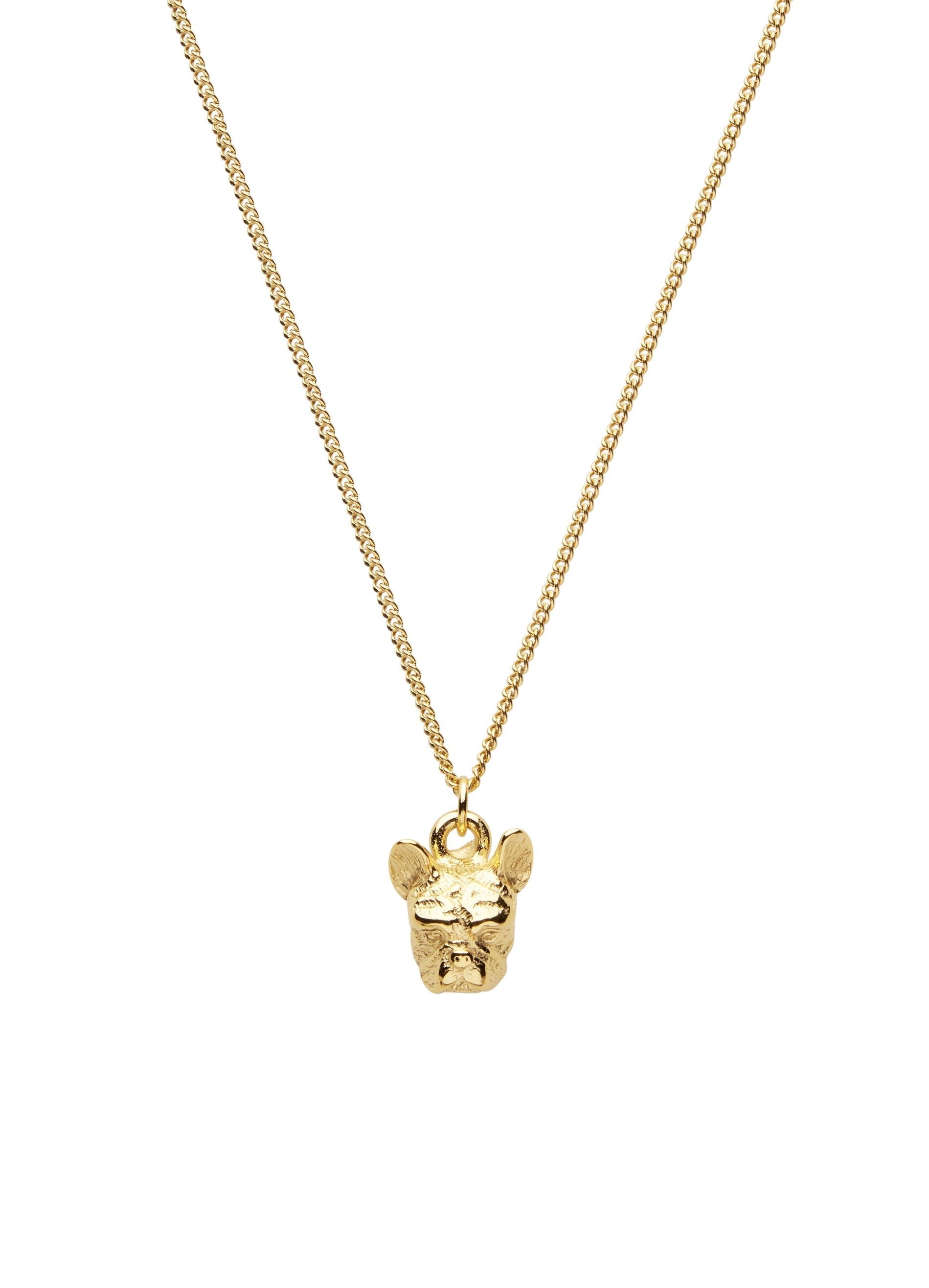 [product_category]-Skultuna French Bulldog Necklace, Gold Plated-Skultuna-7340037828066-1235-SKU-1