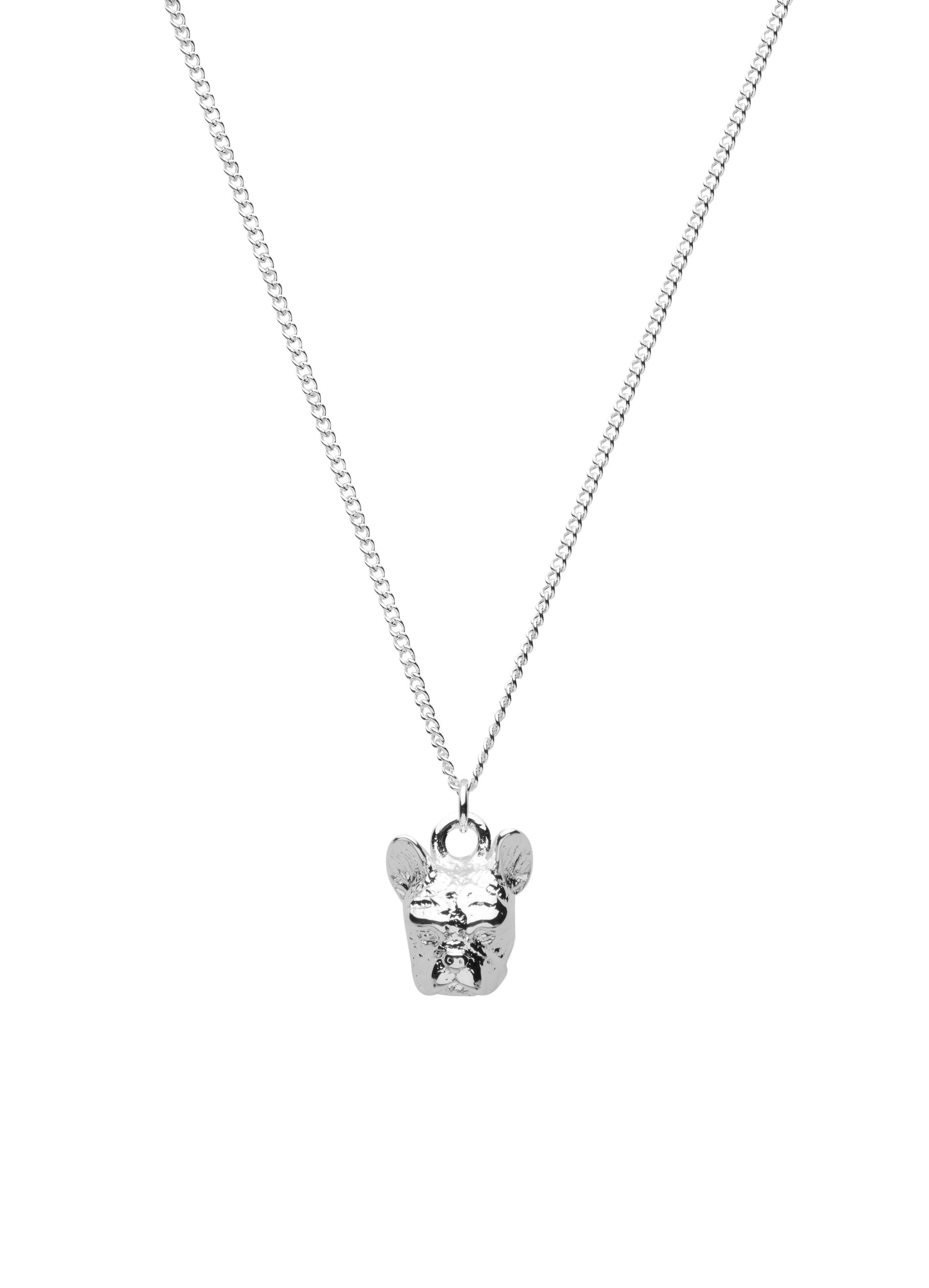 [product_category]-Skultuna French Bulldog Necklace, Silver Plated-Skultuna-7340037828110-1335-SKU-1