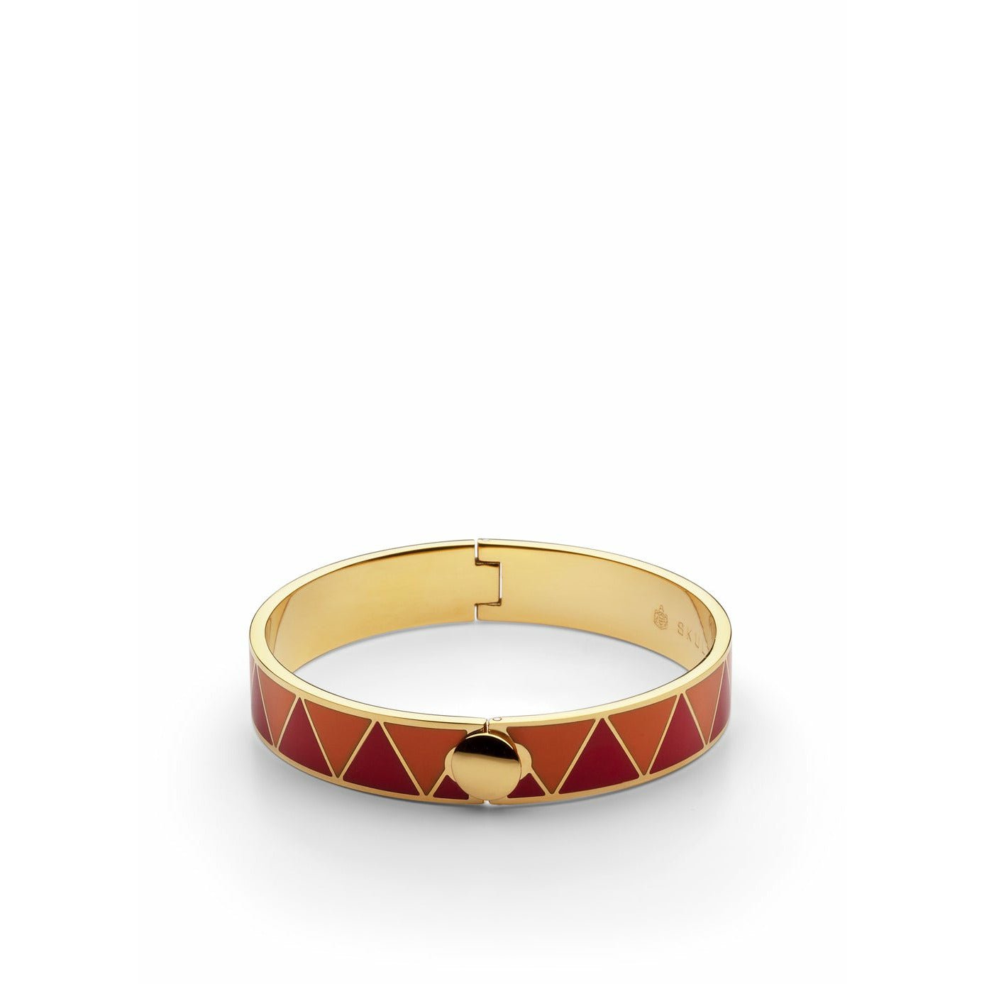 [product_category]-Skultuna Gtg X Skultuna Enamel Bracelet Small ø14,5 Cm, Red/Yellow-Skultuna-7340037821005-GTG-8-S-SKU-1