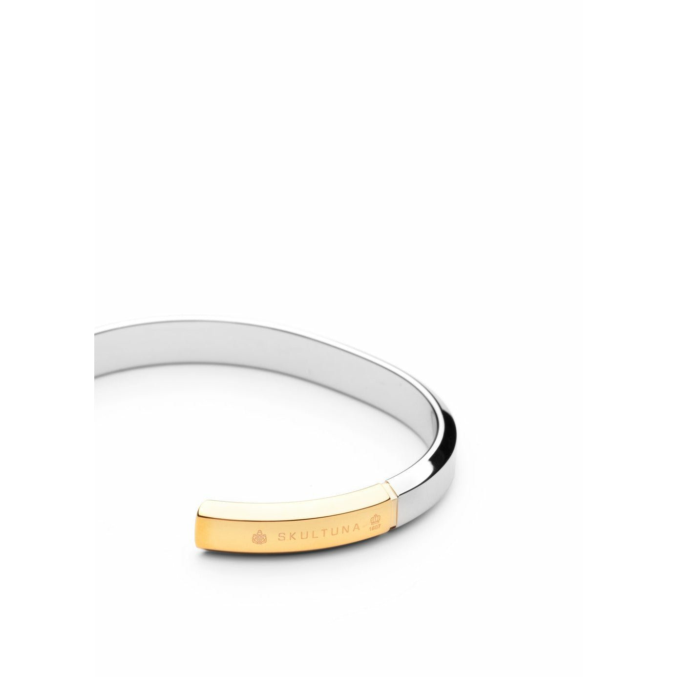 [product_category]-Skultuna Icon Bracelet Large Polished Steel/Gold Plated, ø18,5 Cm-Skultuna-7340037824174-1474-L-SKU-3