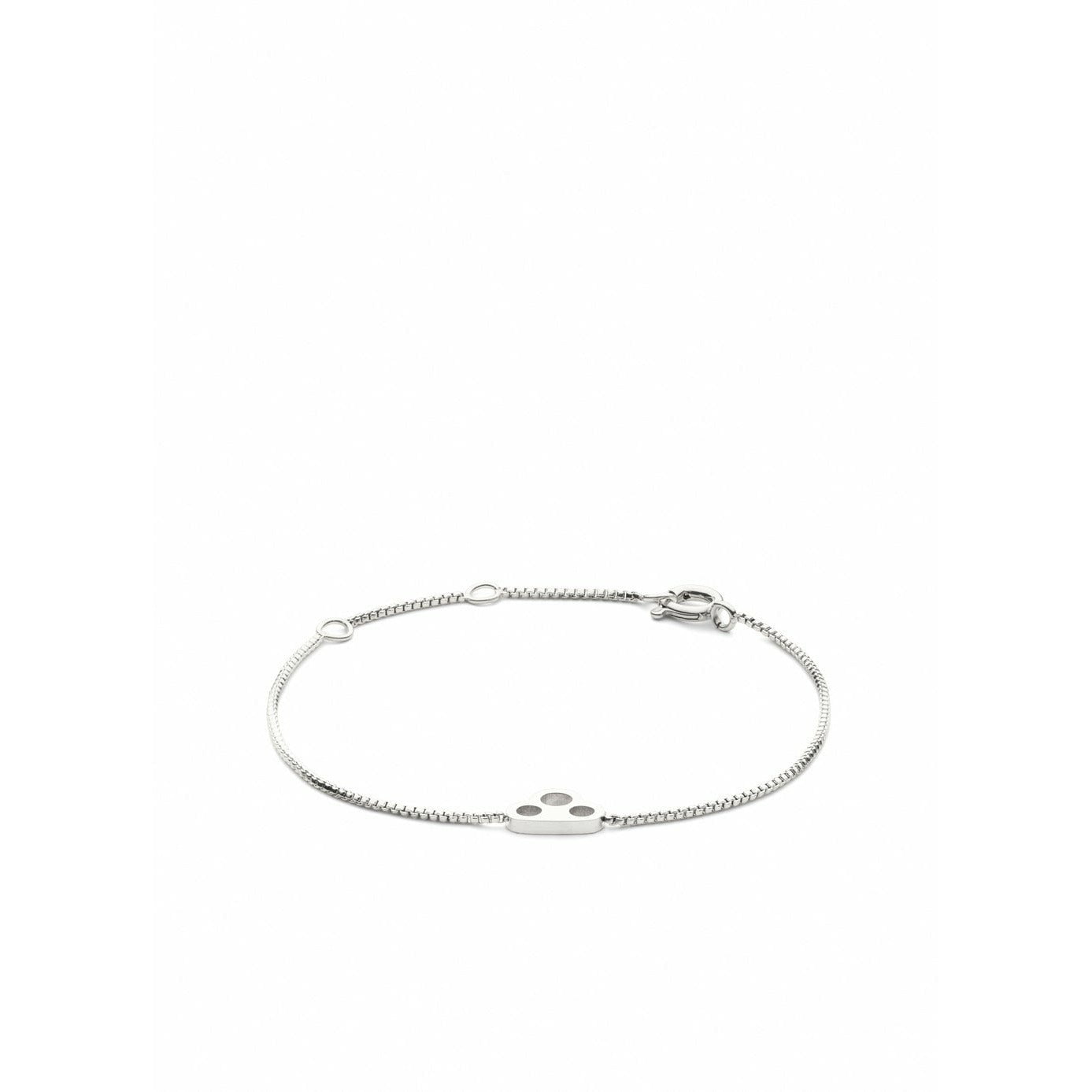 Bracelet de chaîne clé Skultuna Small Polied Steel, Ø14,5 cm