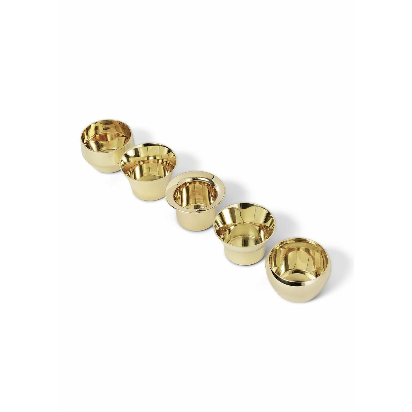 Skultuna Kin Tealight Holder Set de 5, laiton