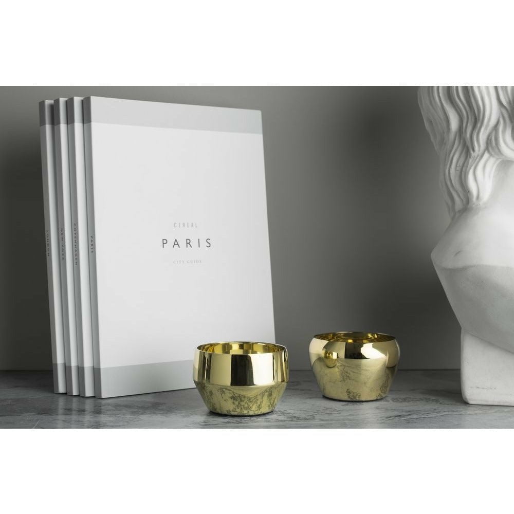 Skultuna Kin Tealight Holder Set Of 5, Brass