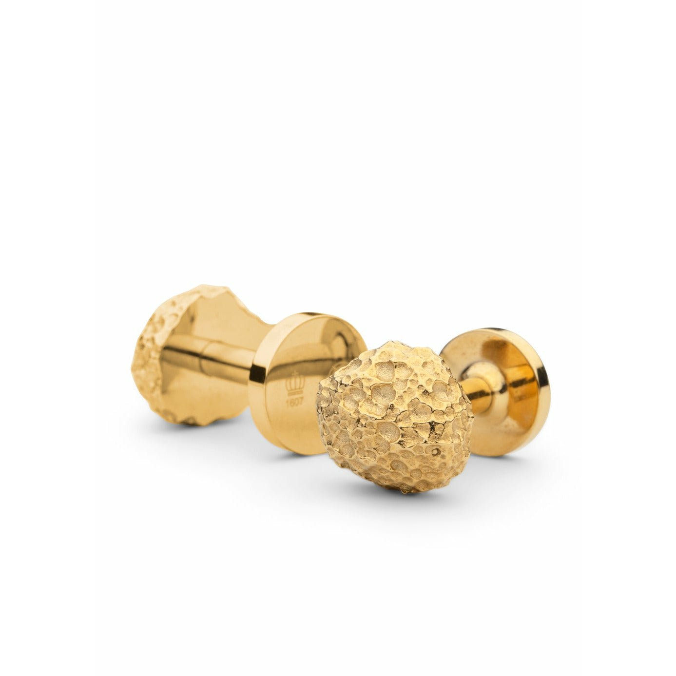 Skultuna undurchsichtige Objekte Cufflink, Matt Gold