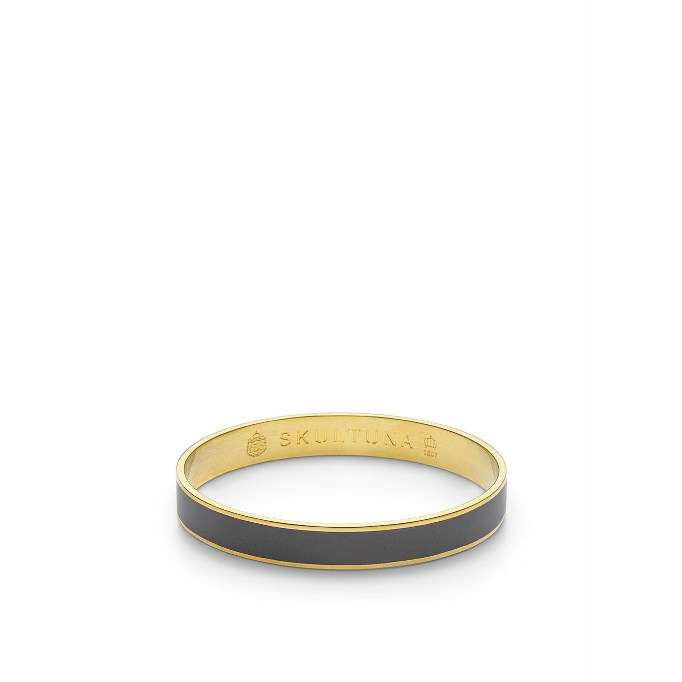 [product_category]-Skultuna Plain Bangle With Lock Small ø14,5 Cm, Grey-Skultuna-7340037811877-1731-GY-SKU-1