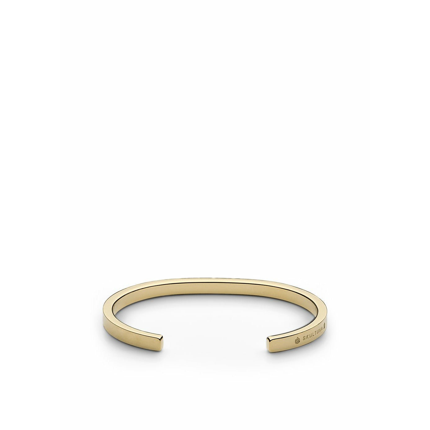 [product_category]-Skultuna Sb Thin Bracelet Small Gold Plated, ø14,5 Cm-Skultuna-7340037815578-1416-S-SKU-1