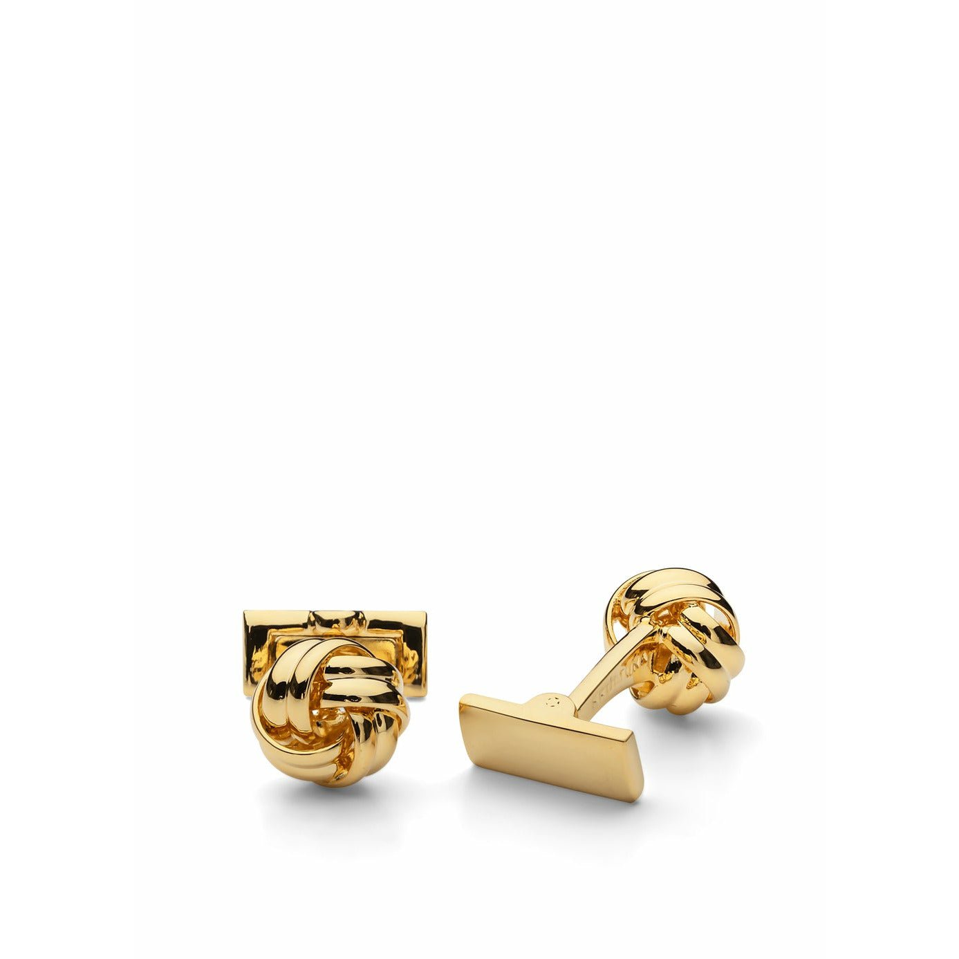 [product_category]-Skultuna The Black Tie Cufflink Knot, Gold Plated-Skultuna-7340037806811-1060-G -SKU-1