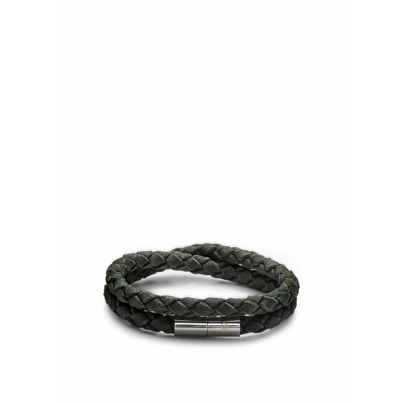 [product_category]-Skultuna The Suede Bracelet Large ø18,5 Cm, Dark Green-Skultuna-7340037817244-1510-DG-L-SKU-1