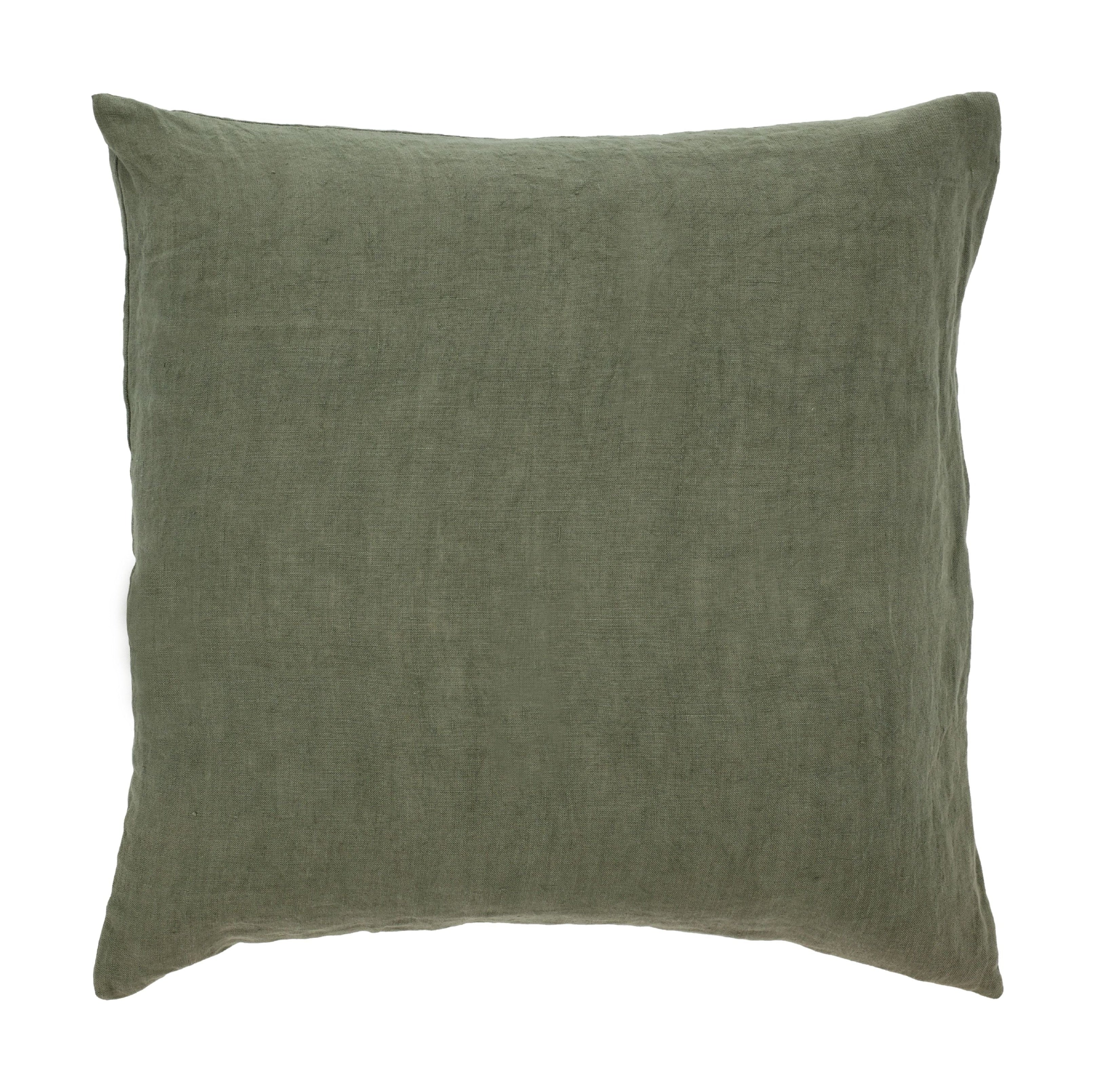 Couverture de coussin en lin södahl 50x50 cm, olive