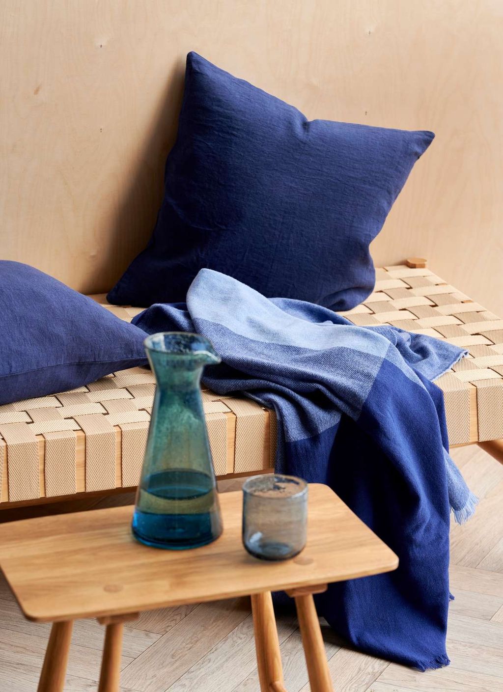 [product_category]-Södahl Merino Blanket 140x200 Cm, Royal Blue-Södahl-5722000282341-28234-SOD-7