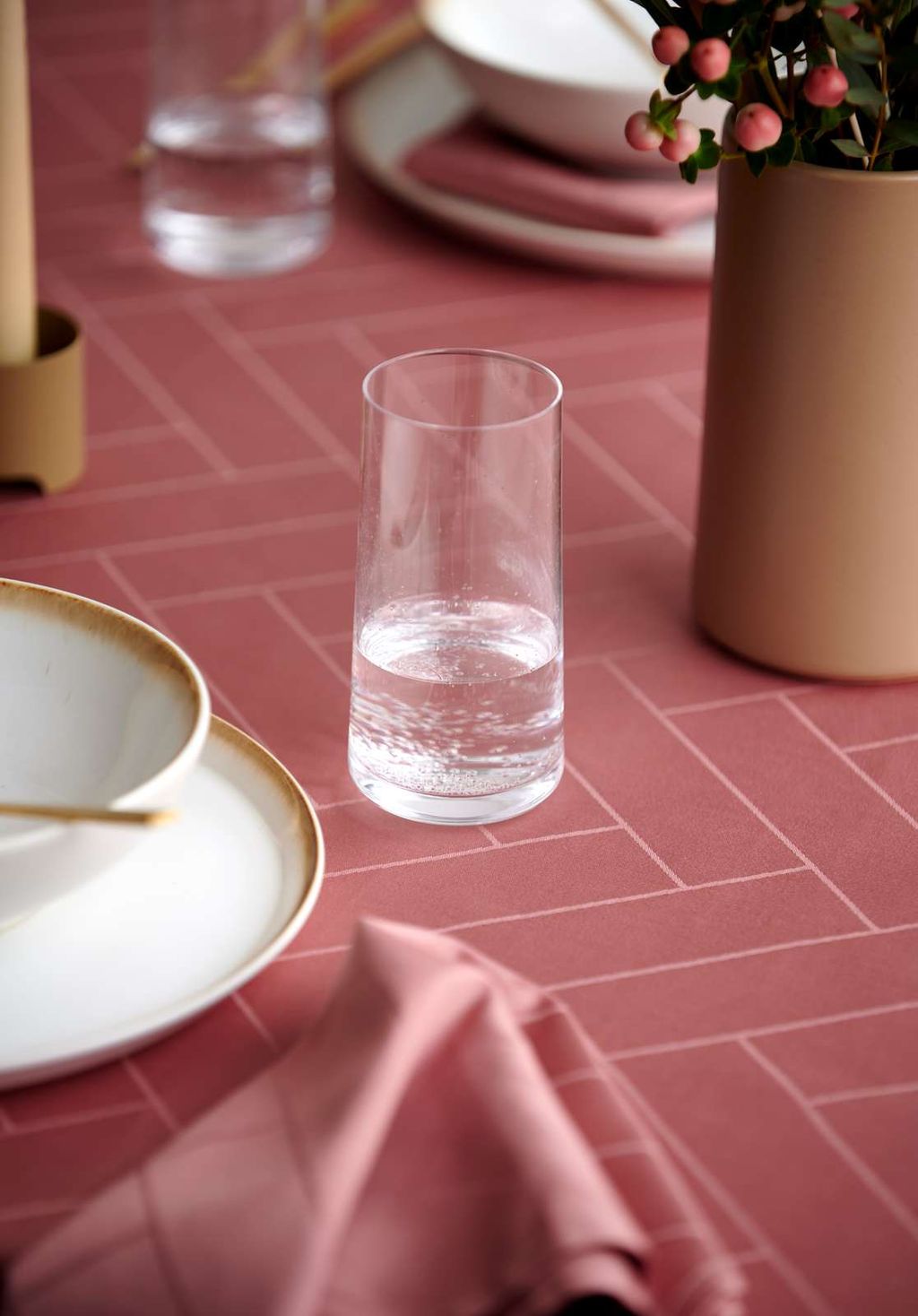 [product_category]-Södahl Napkin Tiles Damask Indigo 4 Pcs.-Södahl-5722000280286-28028-SÖD-2
