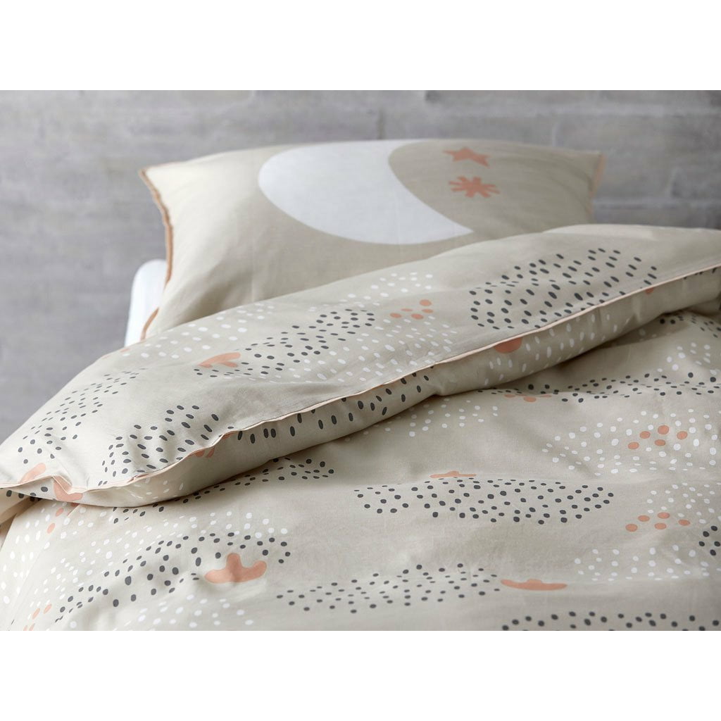 [product_category]-Södahl Raindrops Bed Linen 200x140/60x63 Cm, Pastel-Södahl-5722007140118-714011-SOD-2