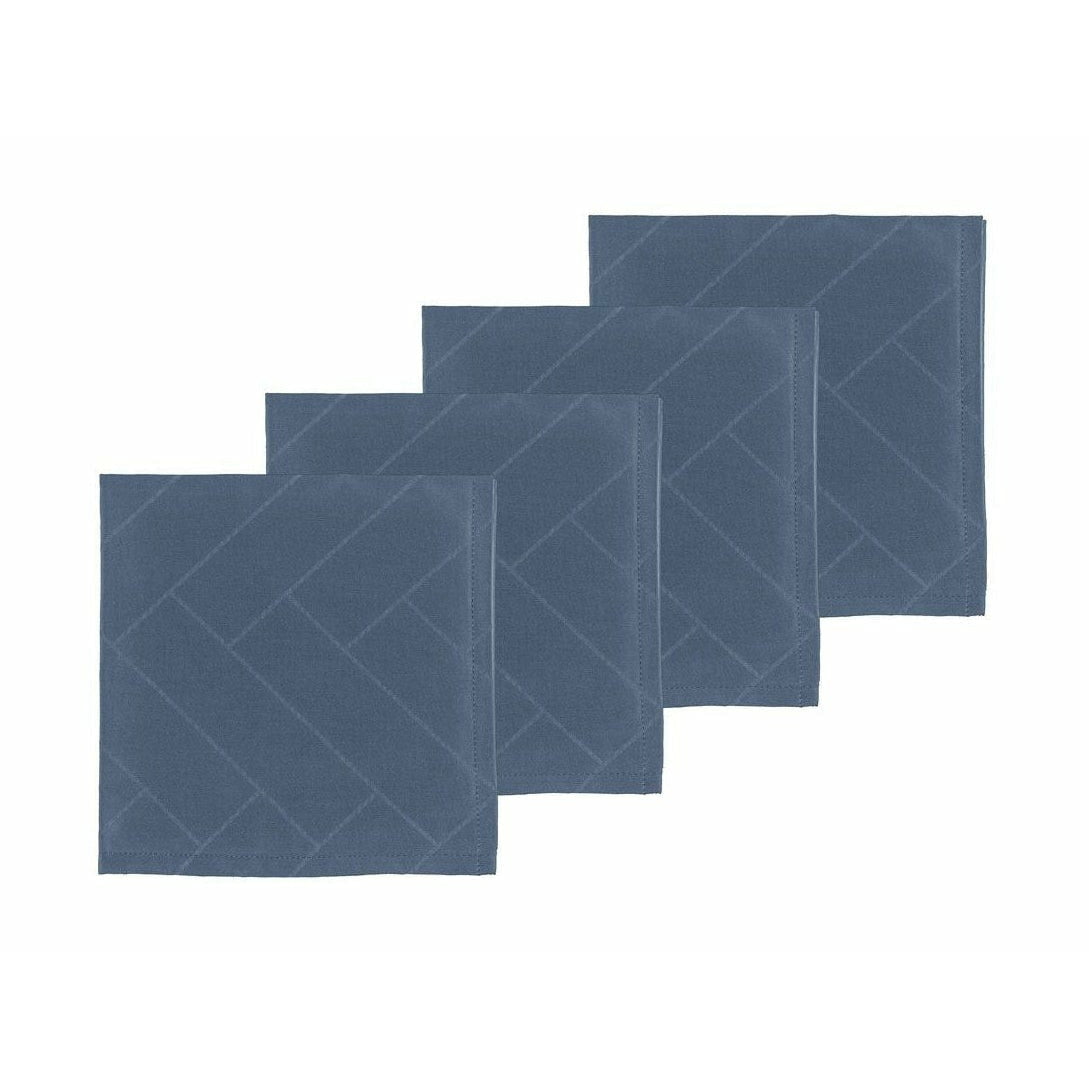 [product_category]-Södahl Tiles Damask Napkin Set Of 4, Sky Blue-Södahl-5722000247722-24772-SOD-1