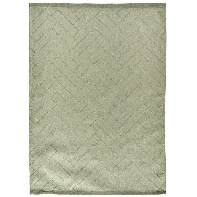 Södahl Tiles Tea Towel, Tea Green