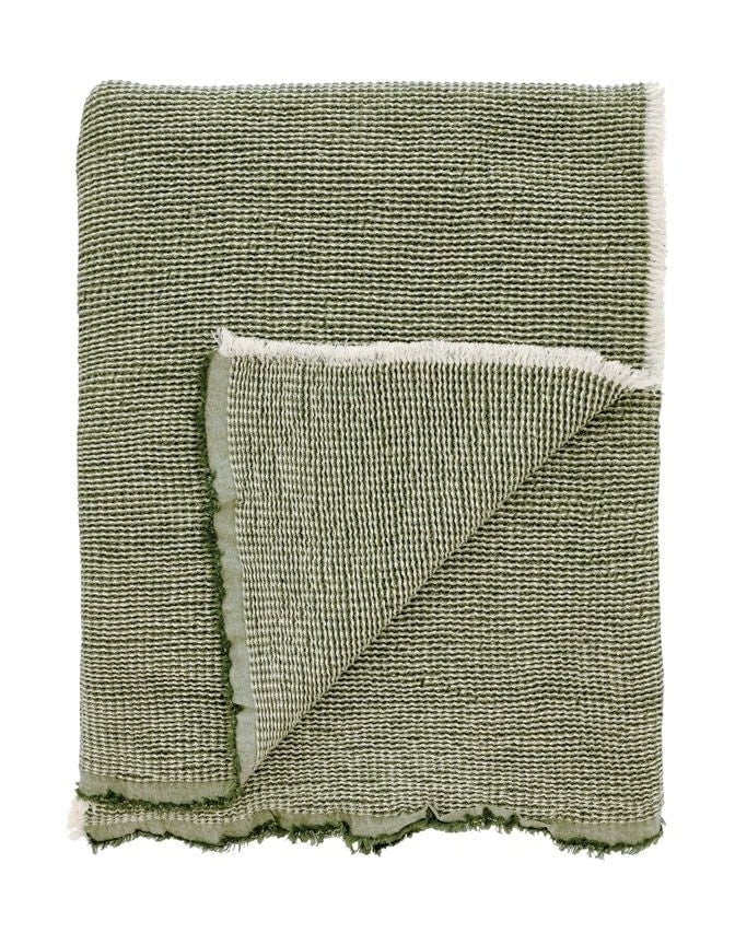 [product_category]-Södahl Waffle Blanket, Green-Södahl-5722000246213-24621-SOD-1