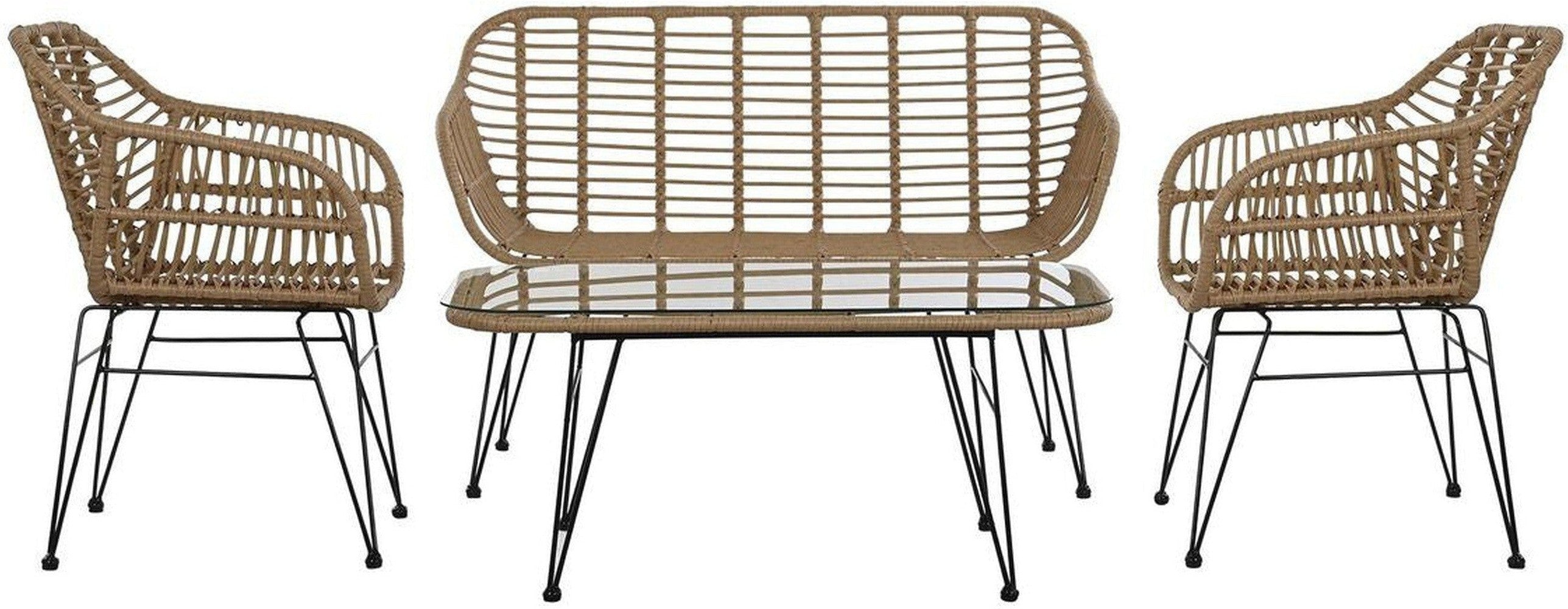 [product_category]-Sofa and table set DKD Home Decor 116 x 60 x 80 cm-Bigbuy-S3033375-1