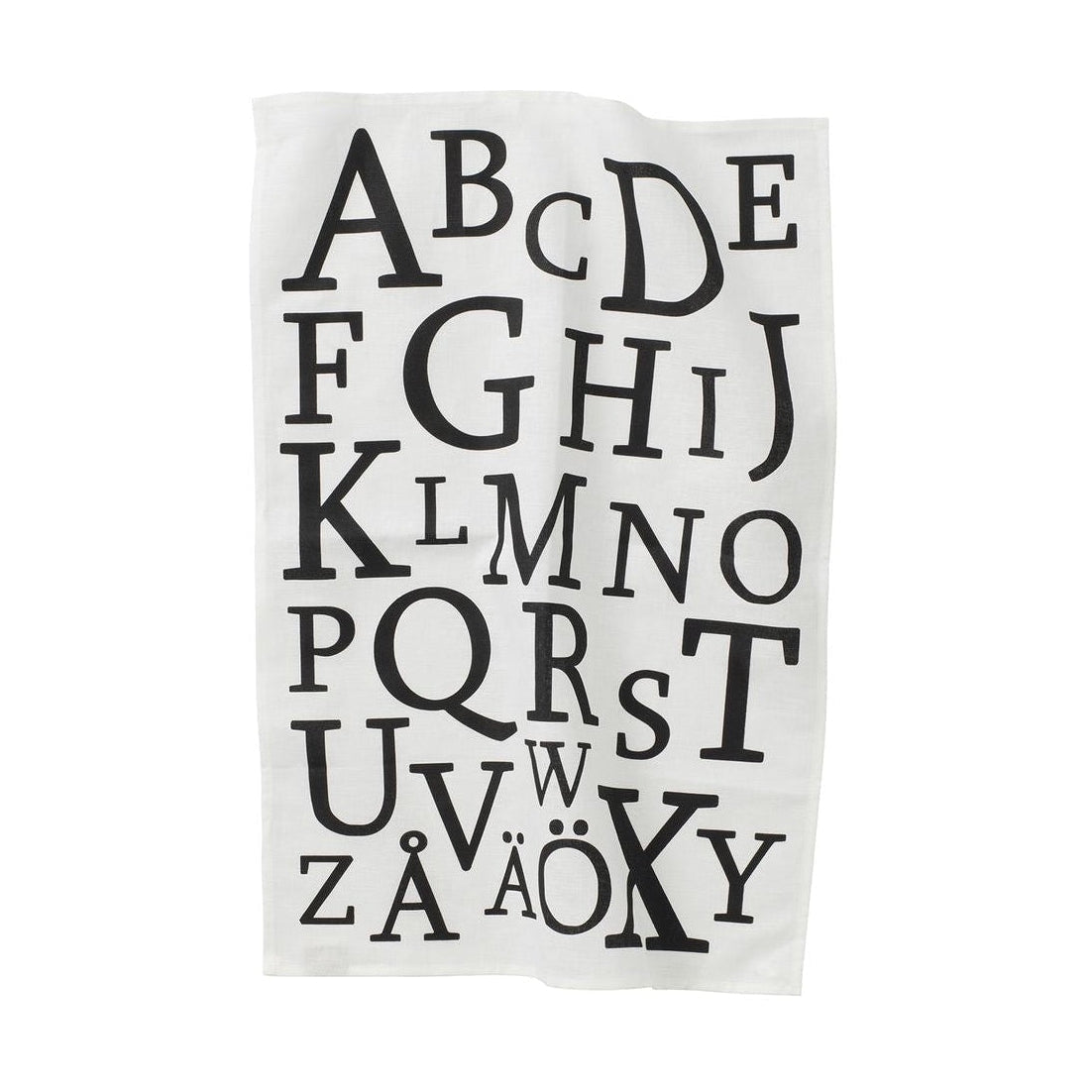 [product_category]-Spira Abc Tea Towel 47x65 Cm, Black-Spira of Sweden-7333001017627-4088-SPI-3