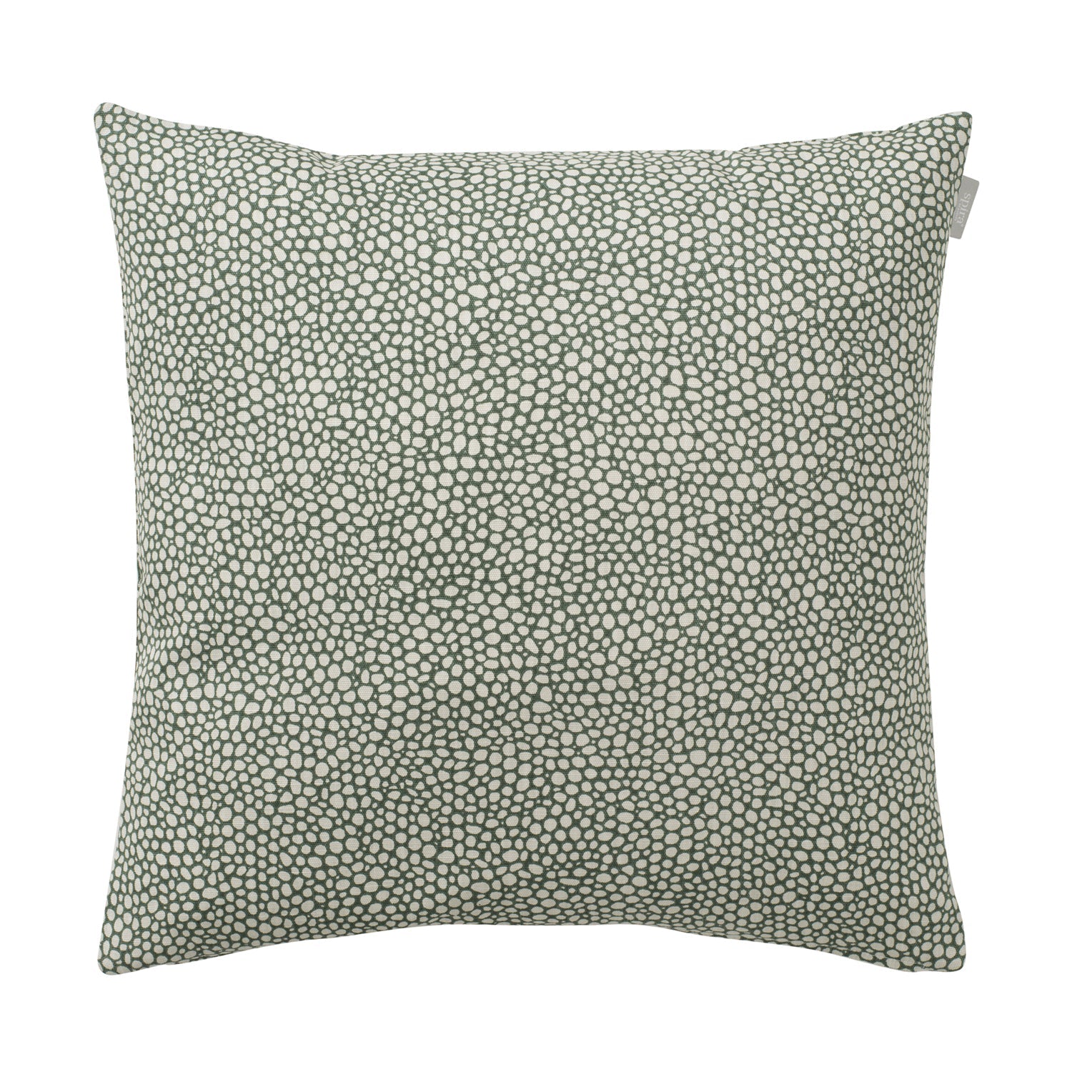 [product_category]-Spira Dotte Cushion Cover 50x50 Cm, Moss Green-Spira of Sweden-7333001200593-6624-SPI-1