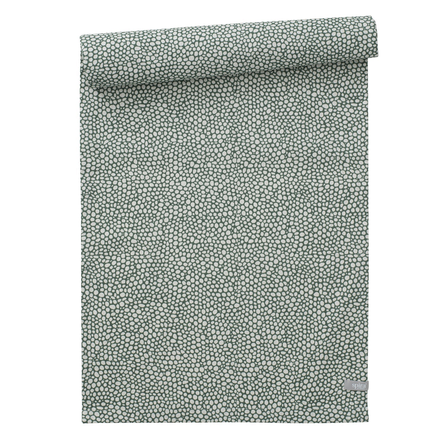 Spira Dotte Tablerunner 42x140 cm, Moss Green