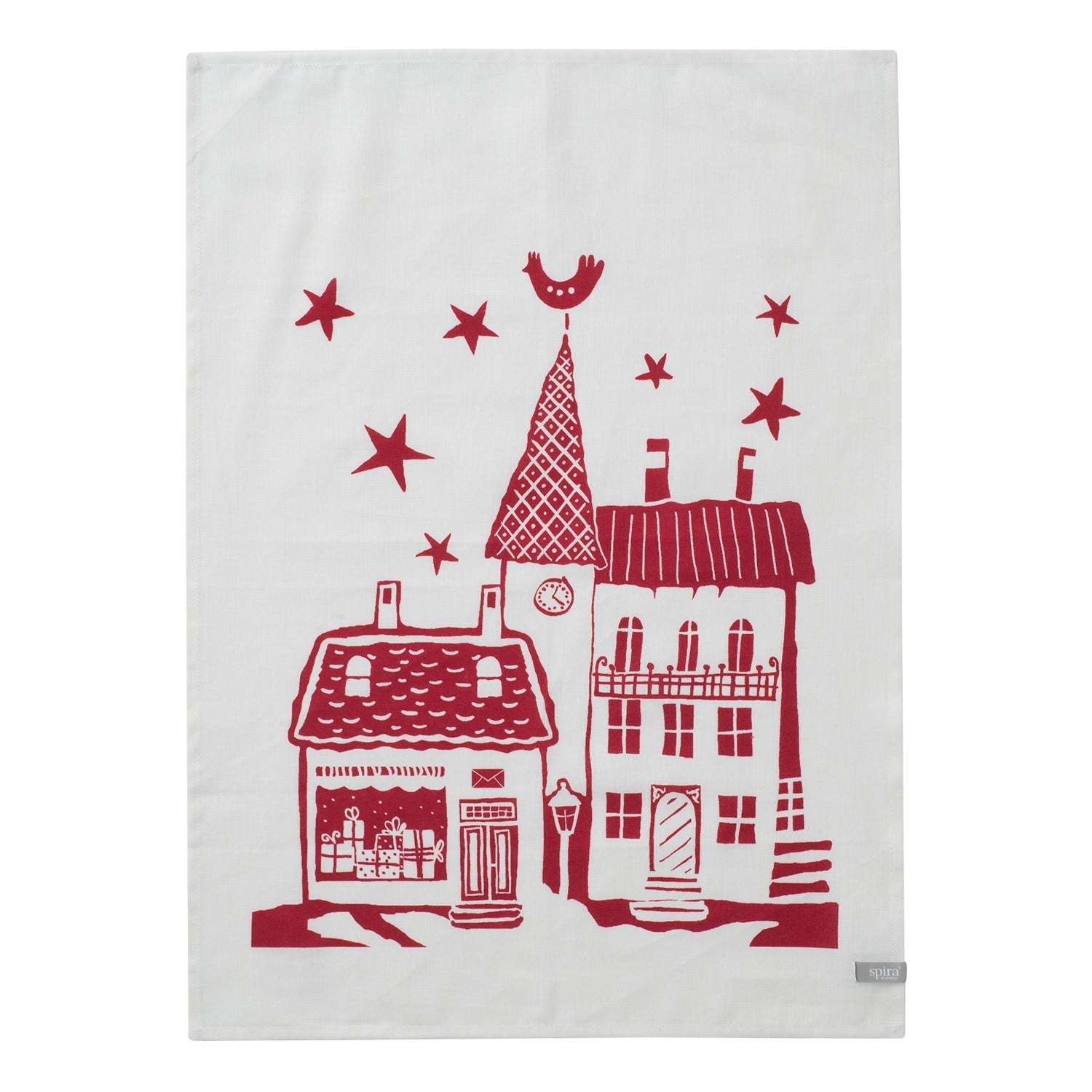 Serviette de cuisine Spira Staden, rouge