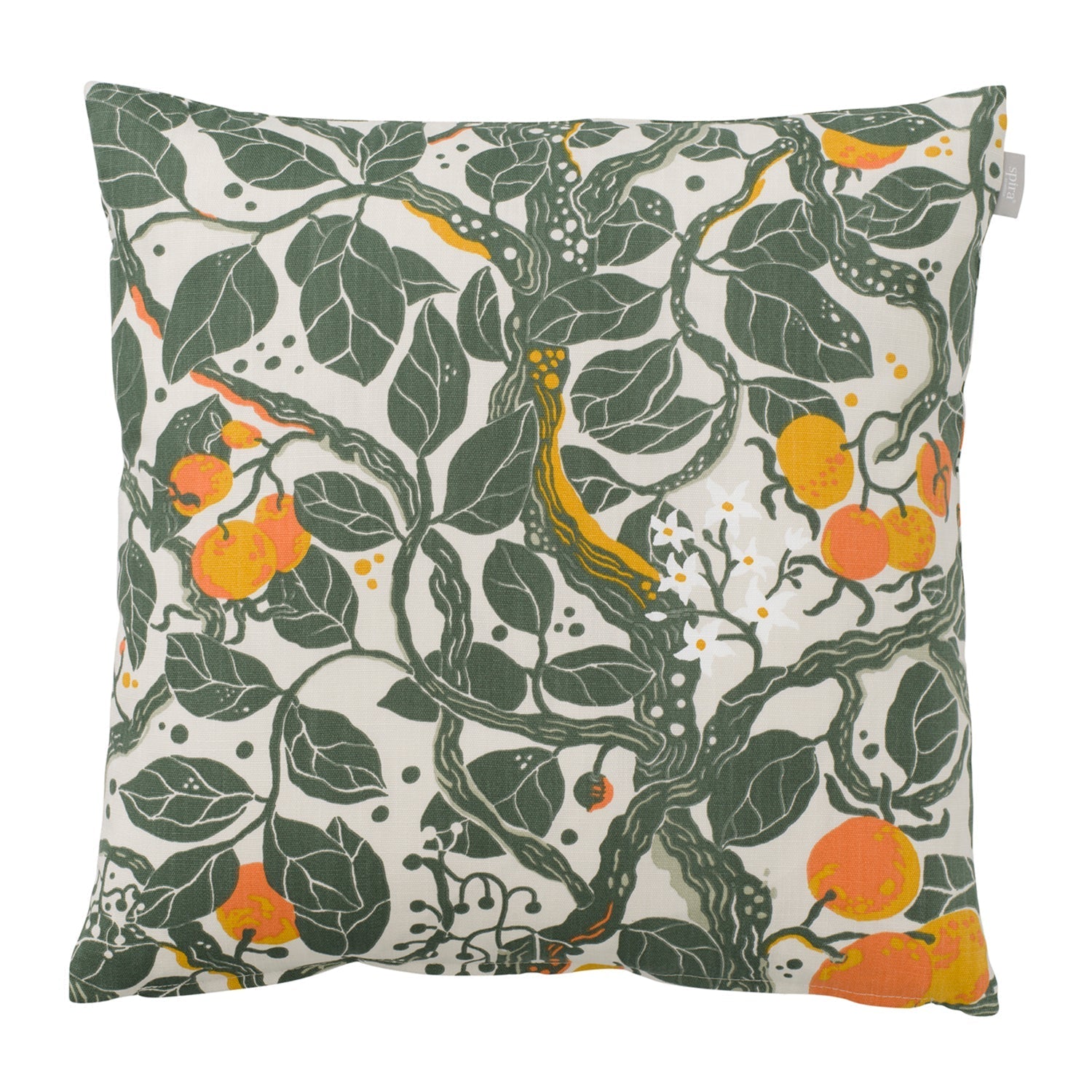 [product_category]-Spira Vindla Cushion Cover 50x50, Green-Spira of Sweden-7333001200715-6636-SPI-1