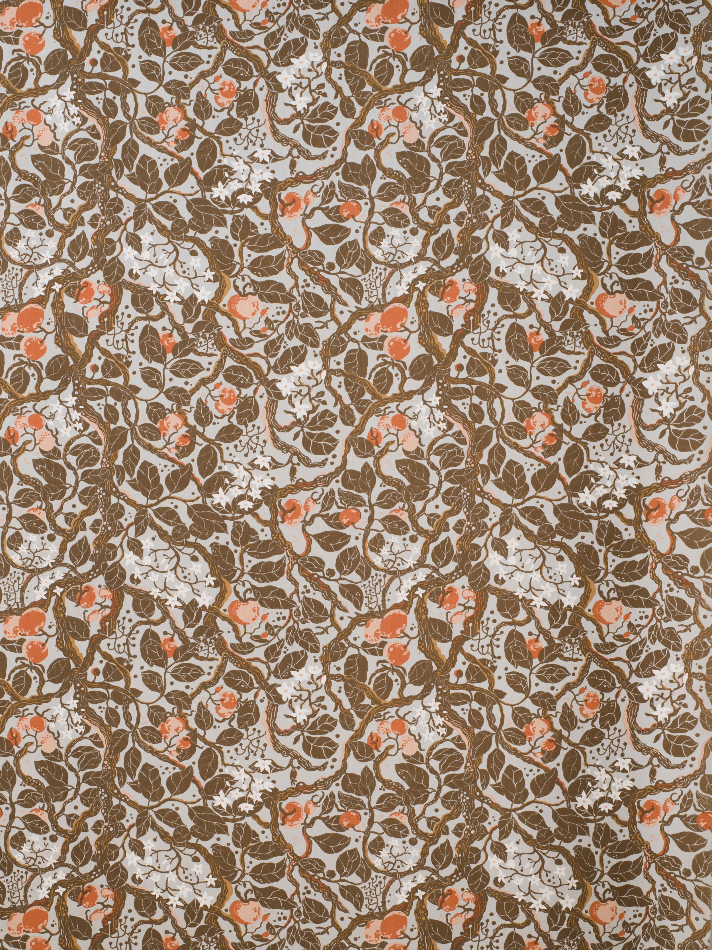 [product_category]-Spira Vindla Fabric Width 150 Cm (Price Per Meter), Brown-Spira of Sweden-7333001200722-6637-SPI-2