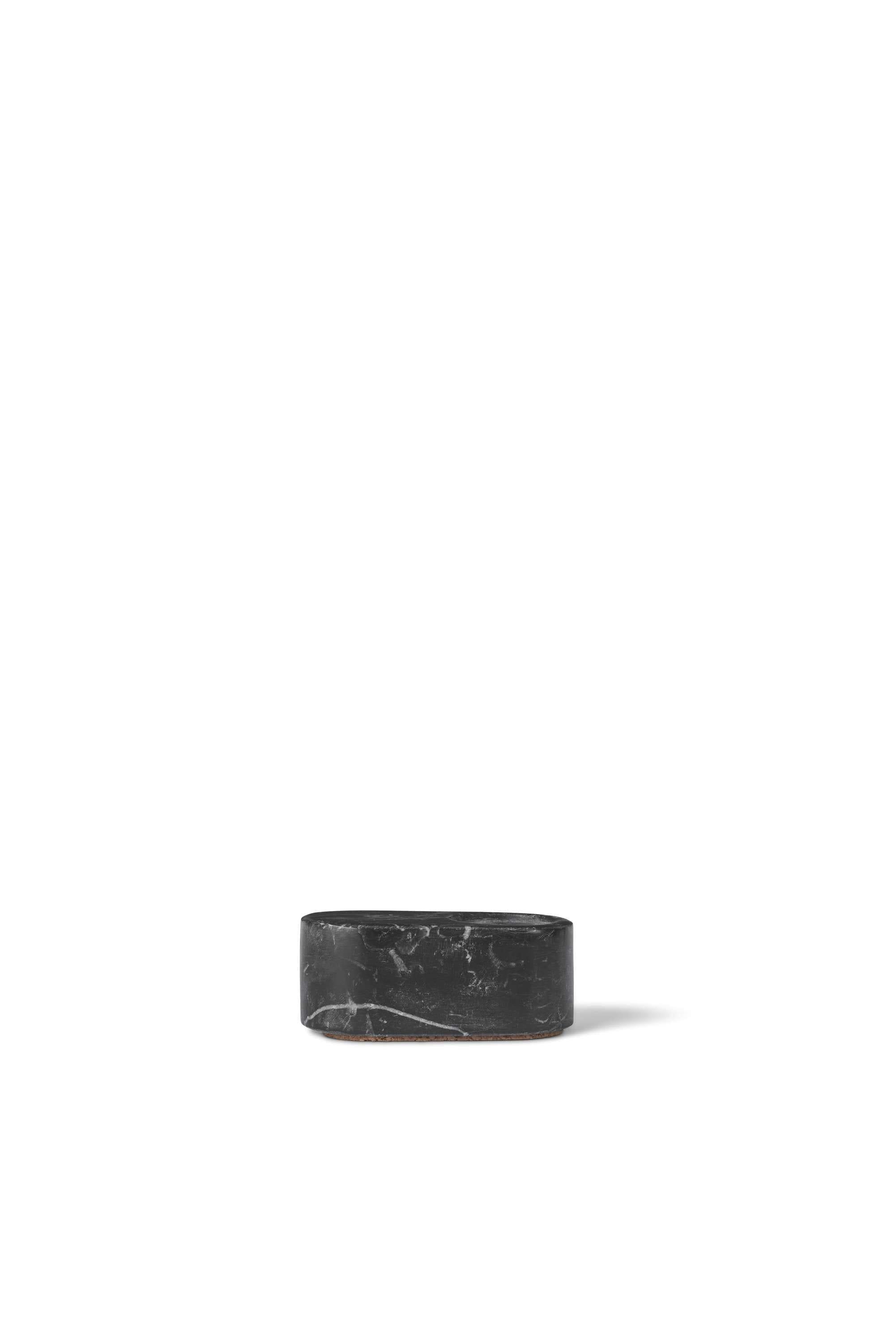 [product_category]-Spring Copenhagen Ovaali Candle Holder, Black-Spring Copenhagen-5713487064544-7041-SPR-4
