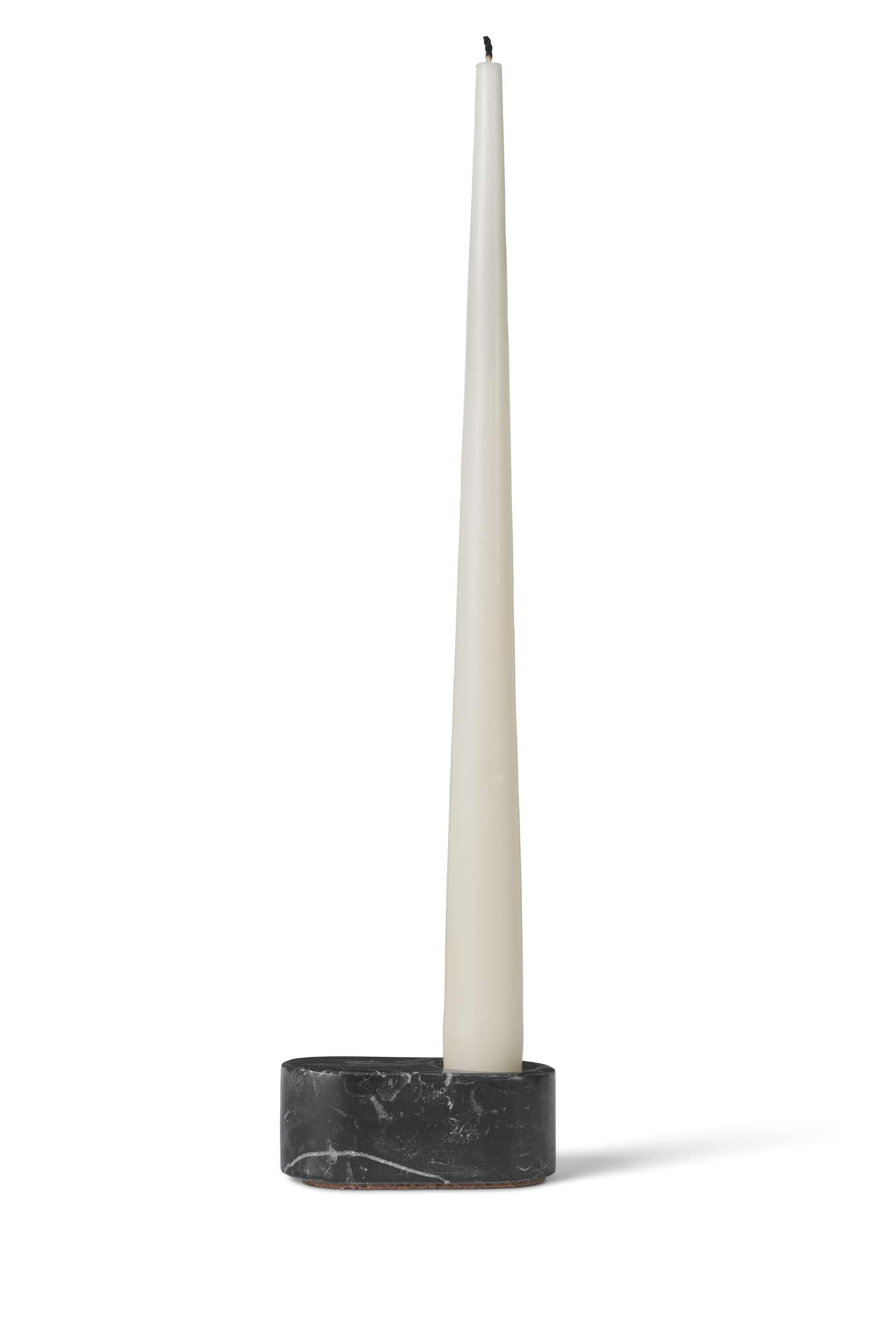 [product_category]-Spring Copenhagen Ovaali Candle Holder, Black-Spring Copenhagen-5713487064544-7041-SPR-5