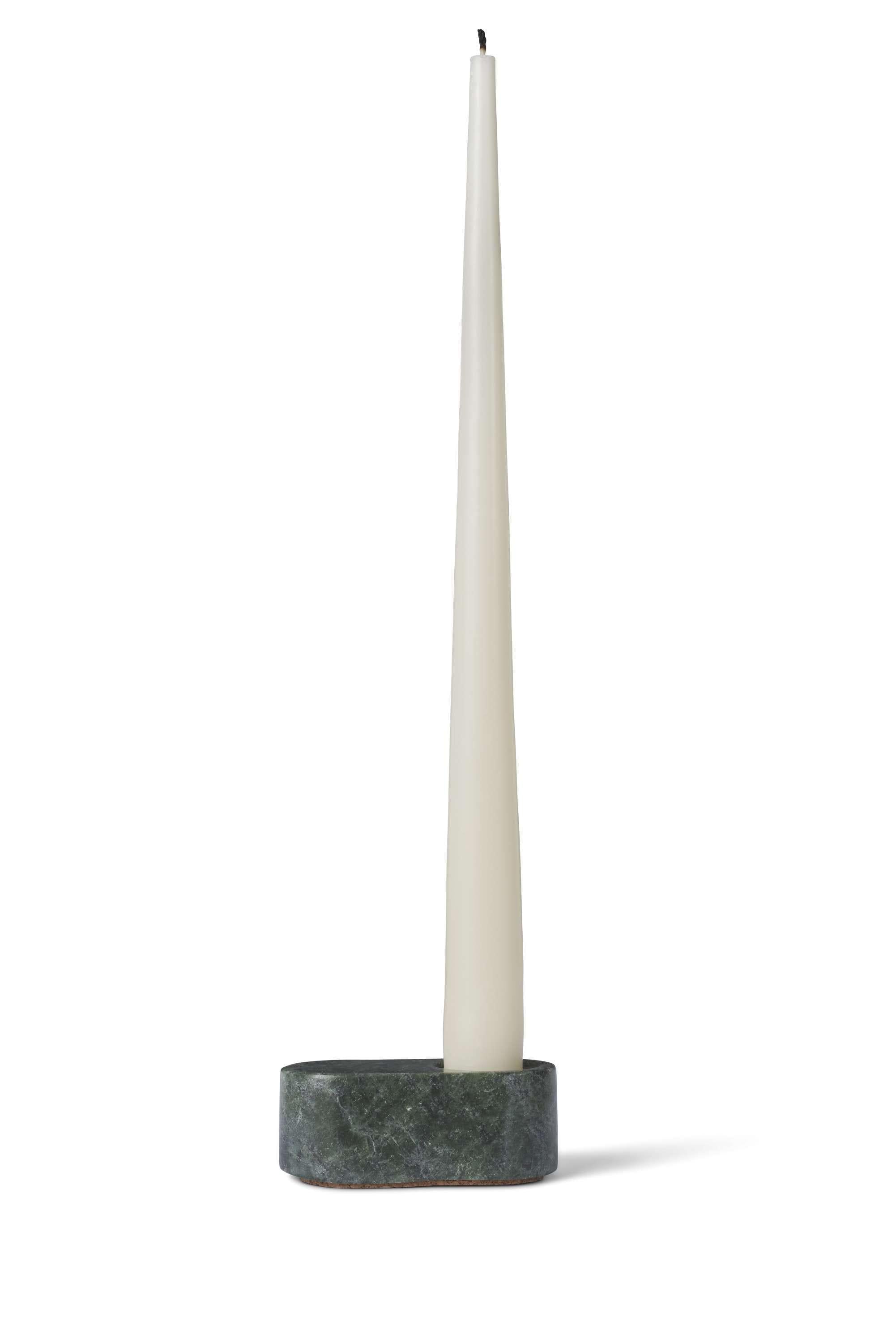 [product_category]-Spring Copenhagen Ovaali Candle Holder, Green-Spring Copenhagen-5713487064582-7043-SPR-5