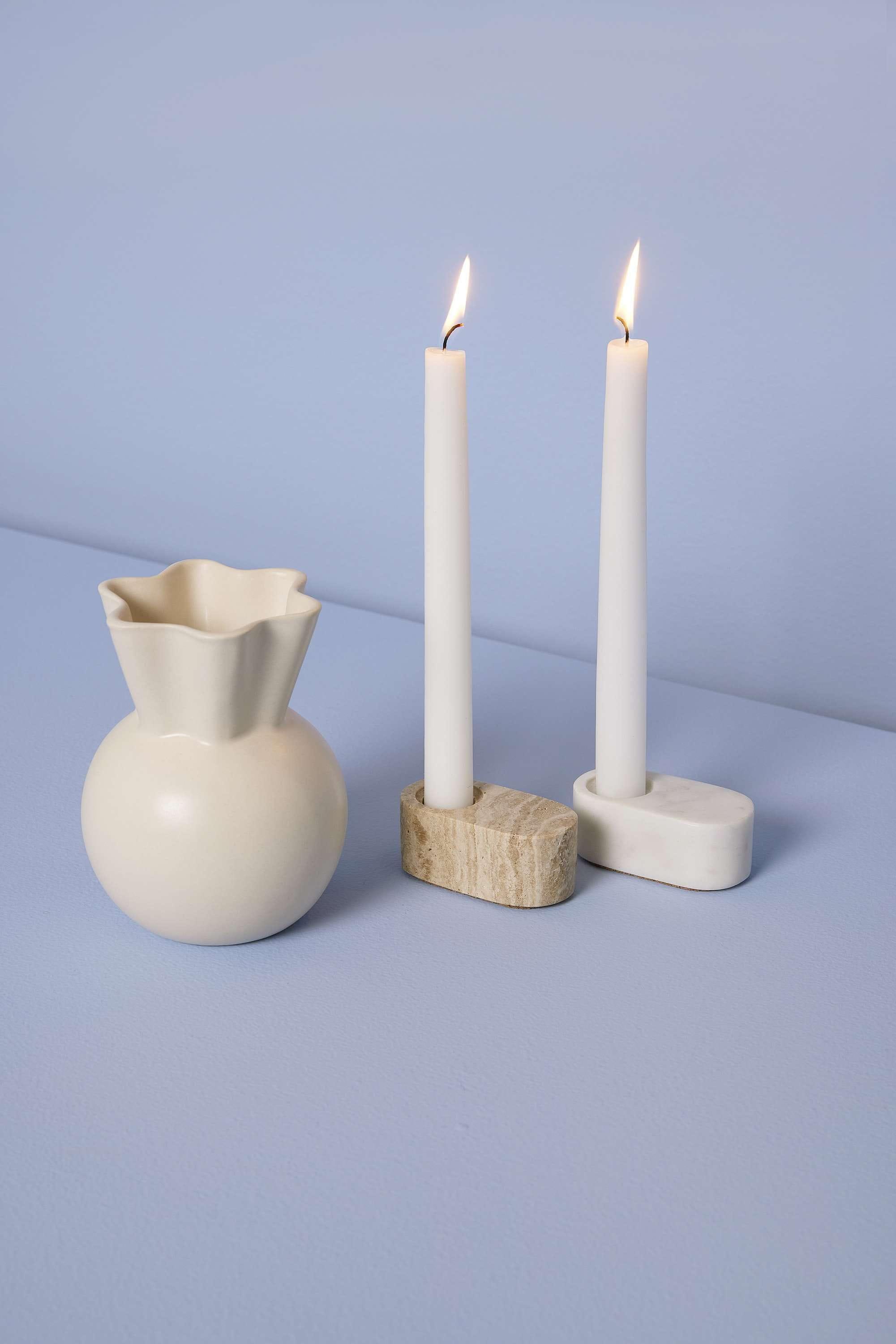 [product_category]-Spring Copenhagen Ovaali Candle Holder, Sand-Spring Copenhagen-5713487064605-7044-SPR-17