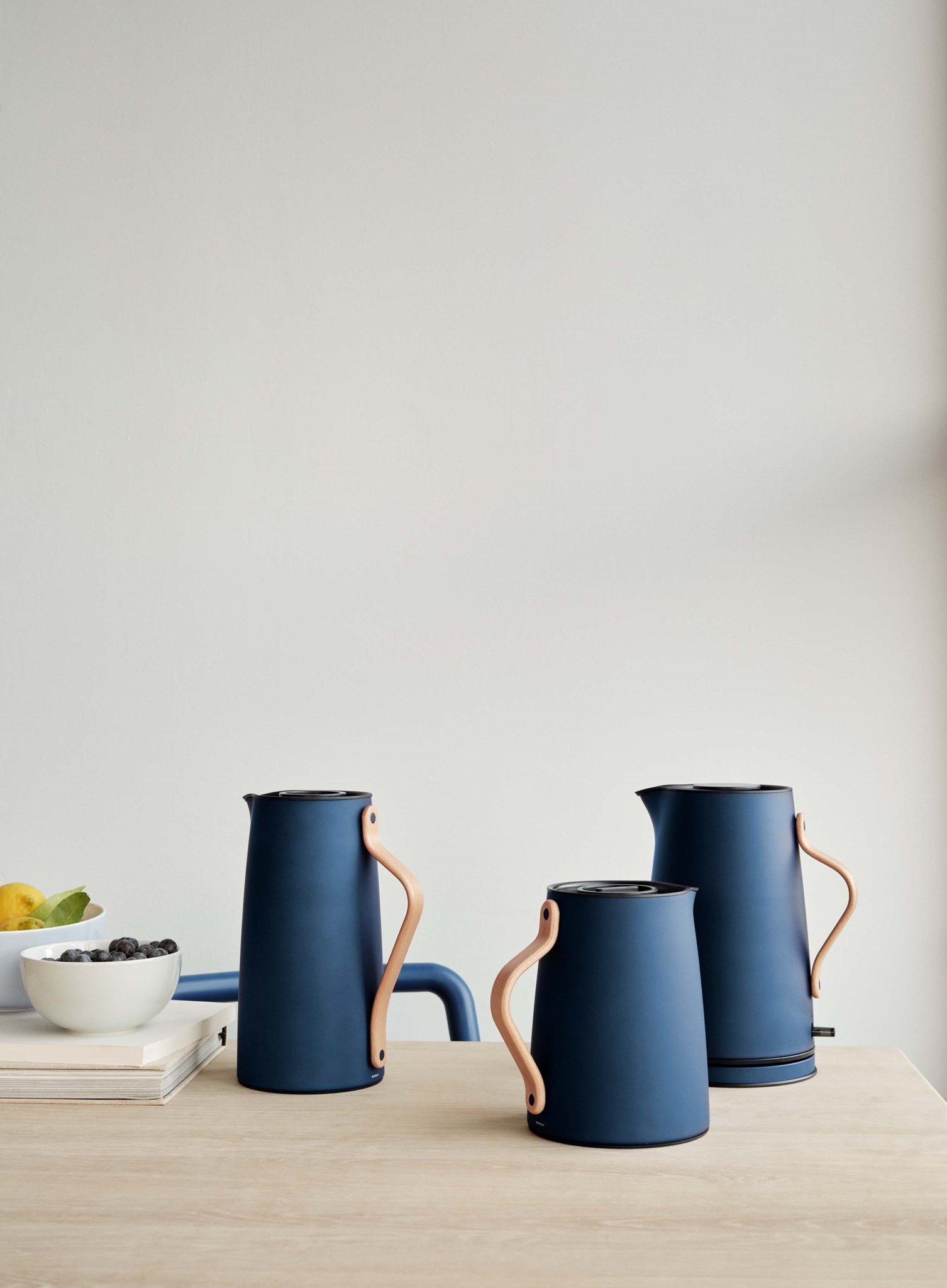 Stelton Emma Vacuum Pot Tea 1 L, Dunkeblau