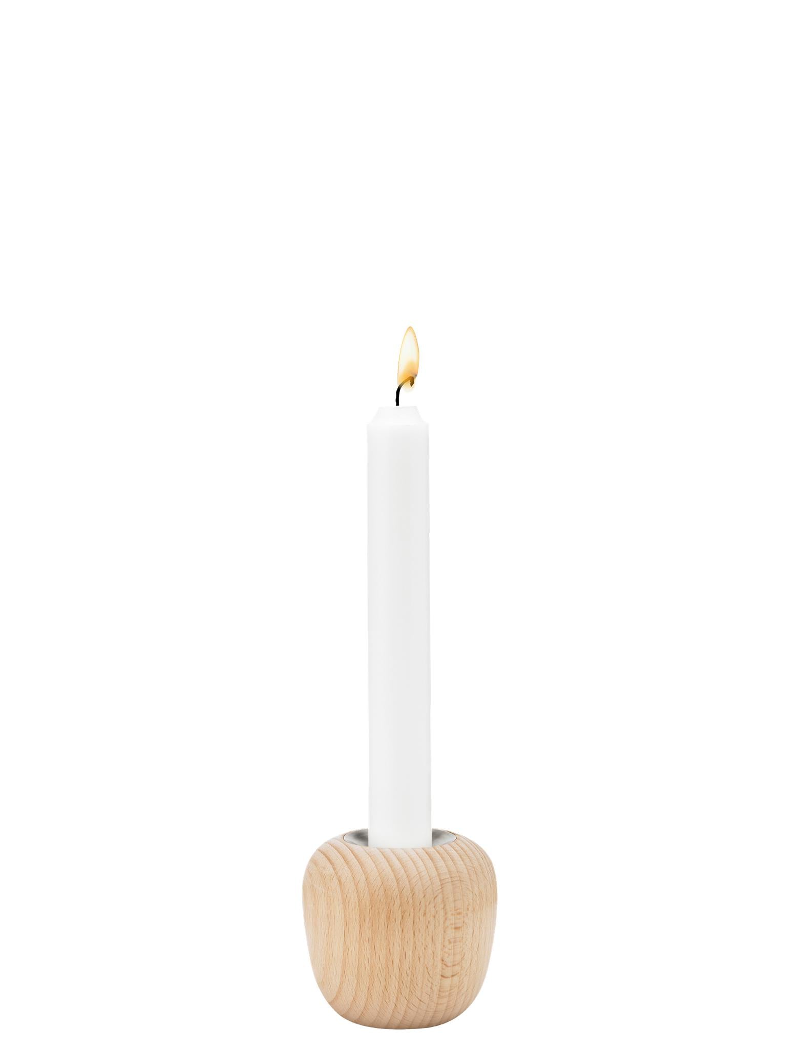 [product_category]-Stelton Ora Candlestick 6,5 Cm, Beech Wood-Stelton-5709846026605-103-1-STE-2