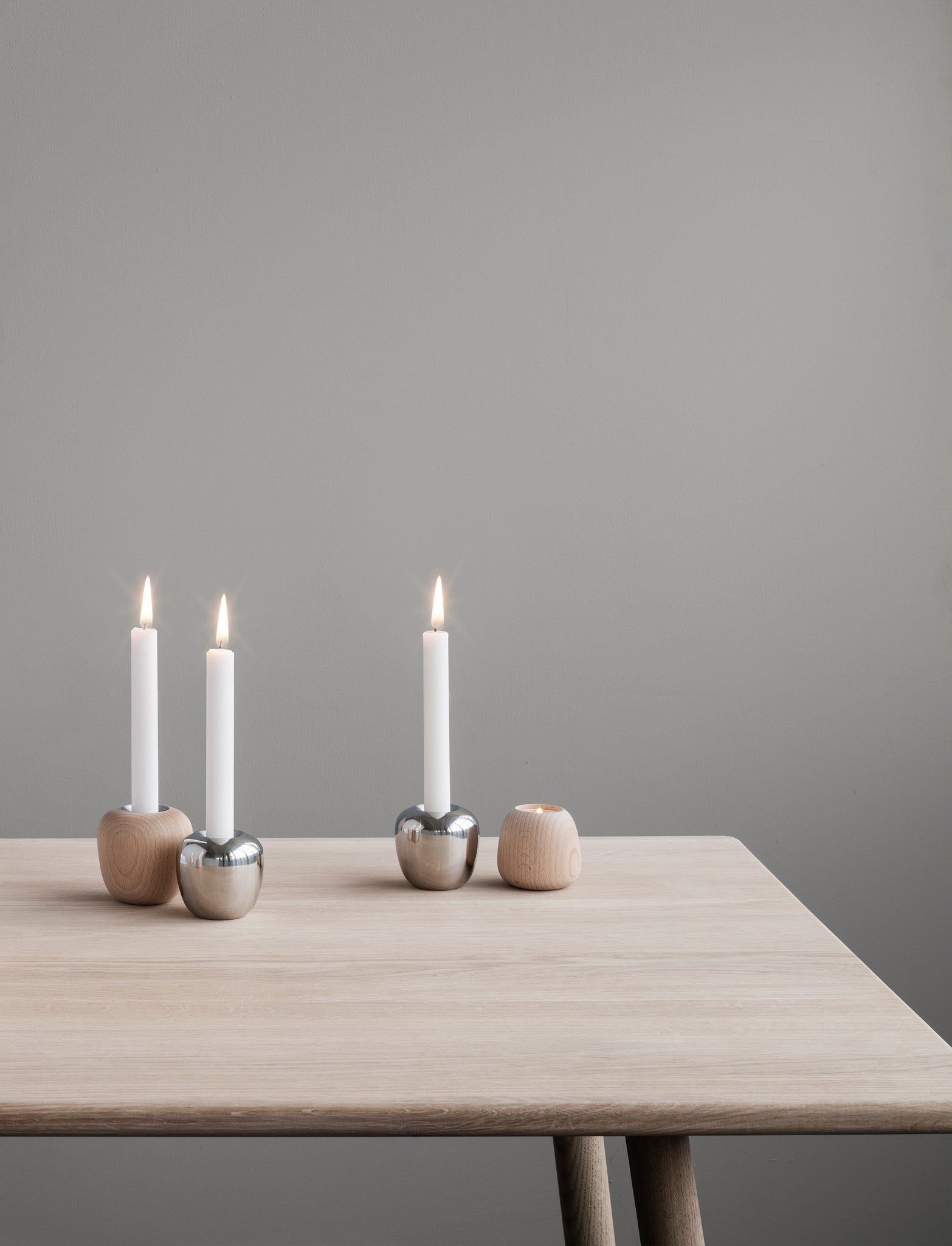 [product_category]-Stelton Ora Candlestick 6,5 Cm, Beech Wood-Stelton-5709846026605-103-1-STE-5