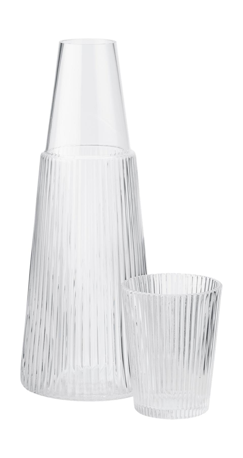 [product_category]-Stelton Pilastro Carafe With Glass 1 L-Stelton-5709846029521-X-507-STE-1