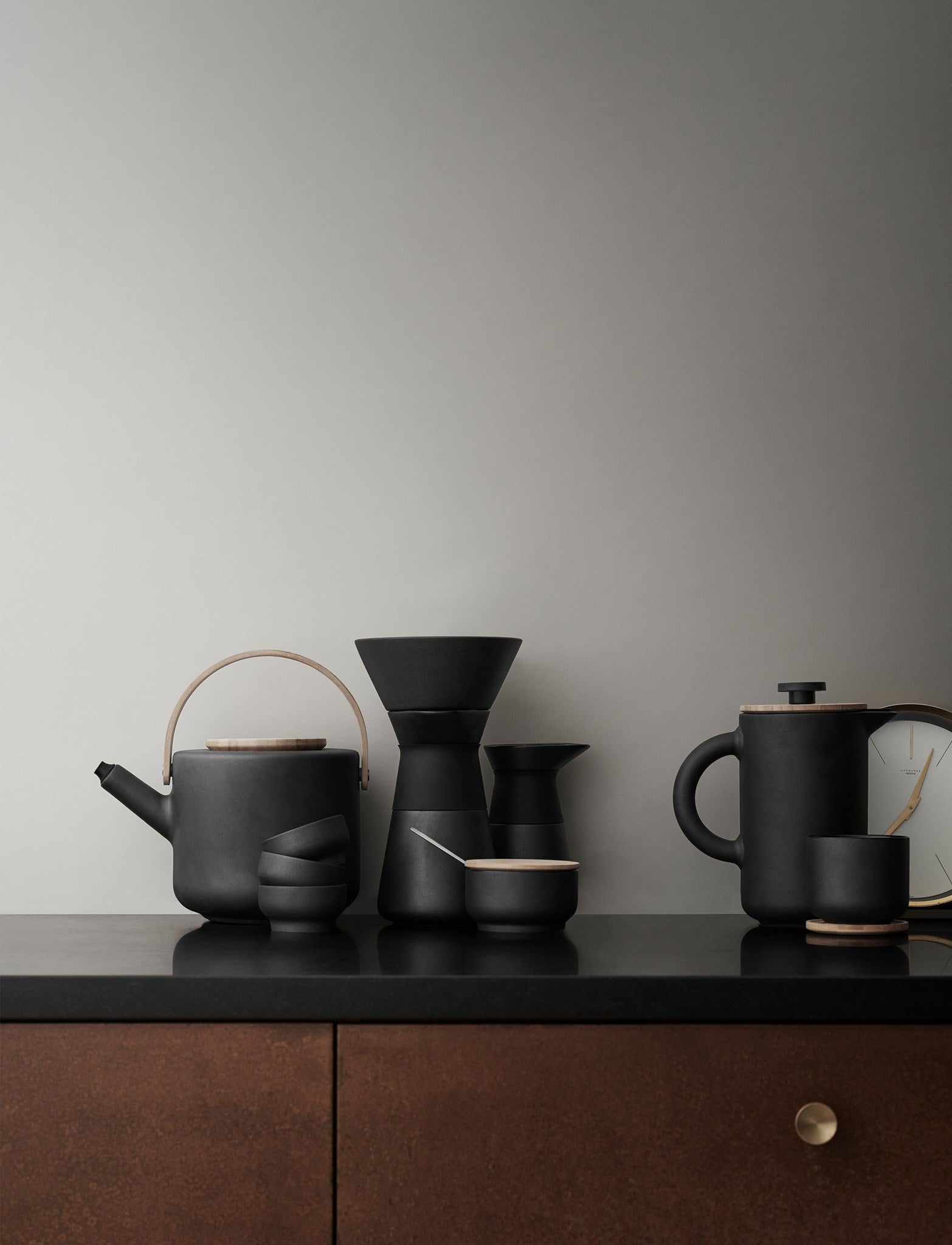 Stelton Theo Teapot 1,25 l, schwarz