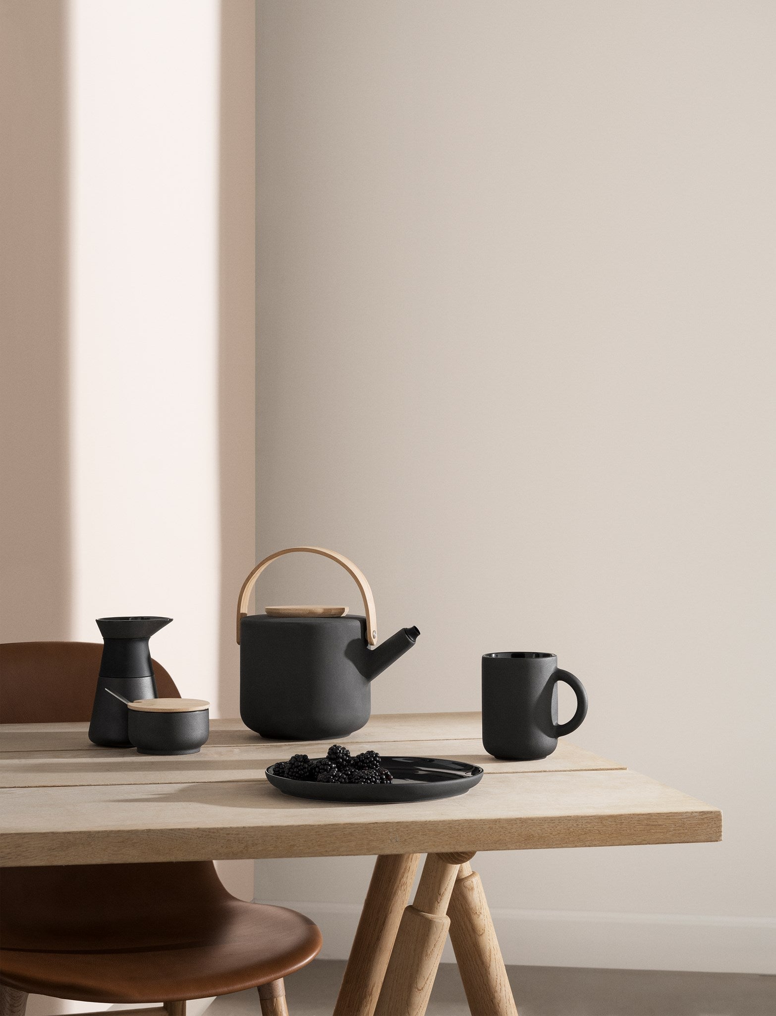 Stelton Theo Teapot 1,25 L, noir