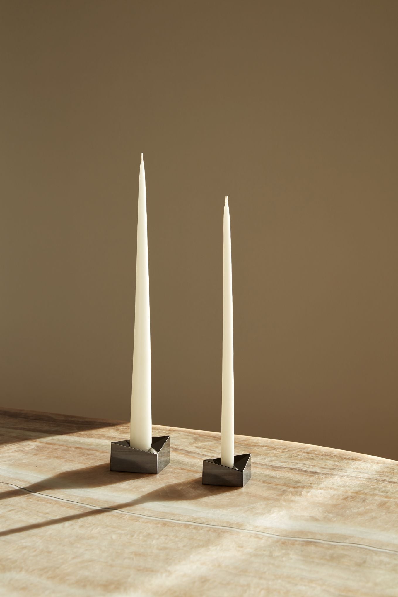 [product_category]-Stoff Nagel Candle Holder Large, Black Chrome-STOFF Nagel-5700002218384-5102-STO-5
