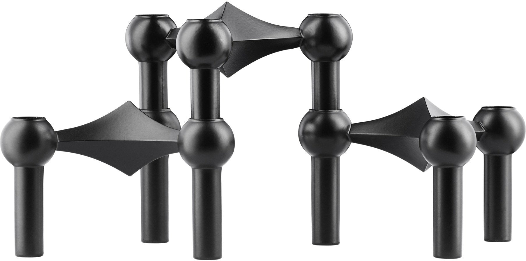 [product_category]-Stoff Nagel Candle Holder Set, Black-STOFF Nagel-5700002094018-9033-STO-1