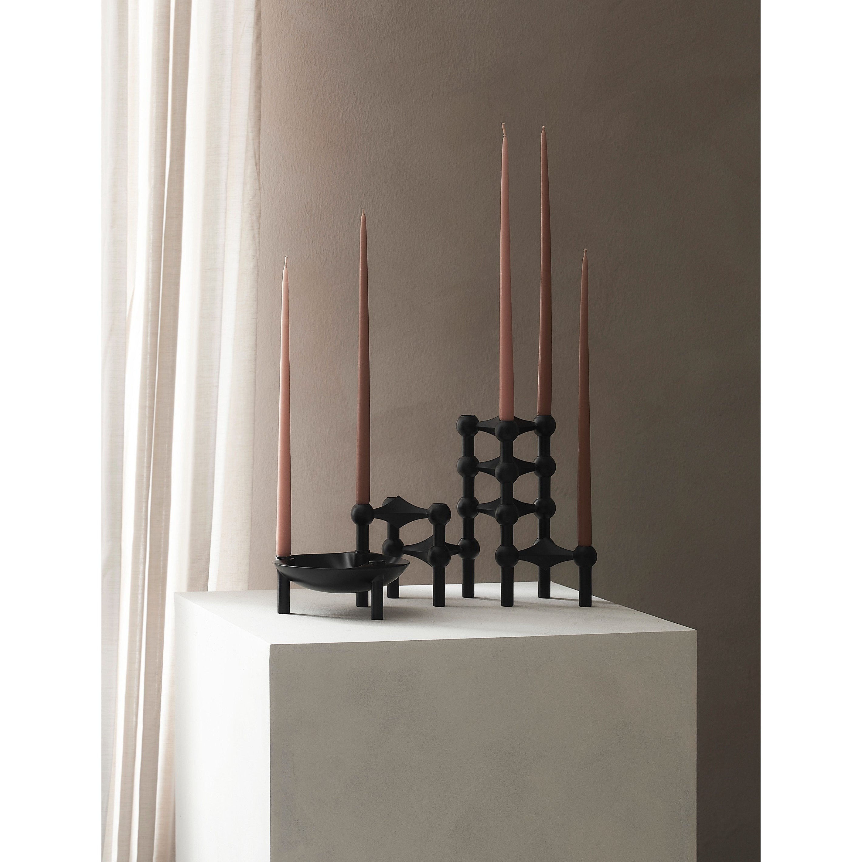 [product_category]-Stoff Nagel Candle Holder Set, Black-STOFF Nagel-5700002094018-9033-STO-6