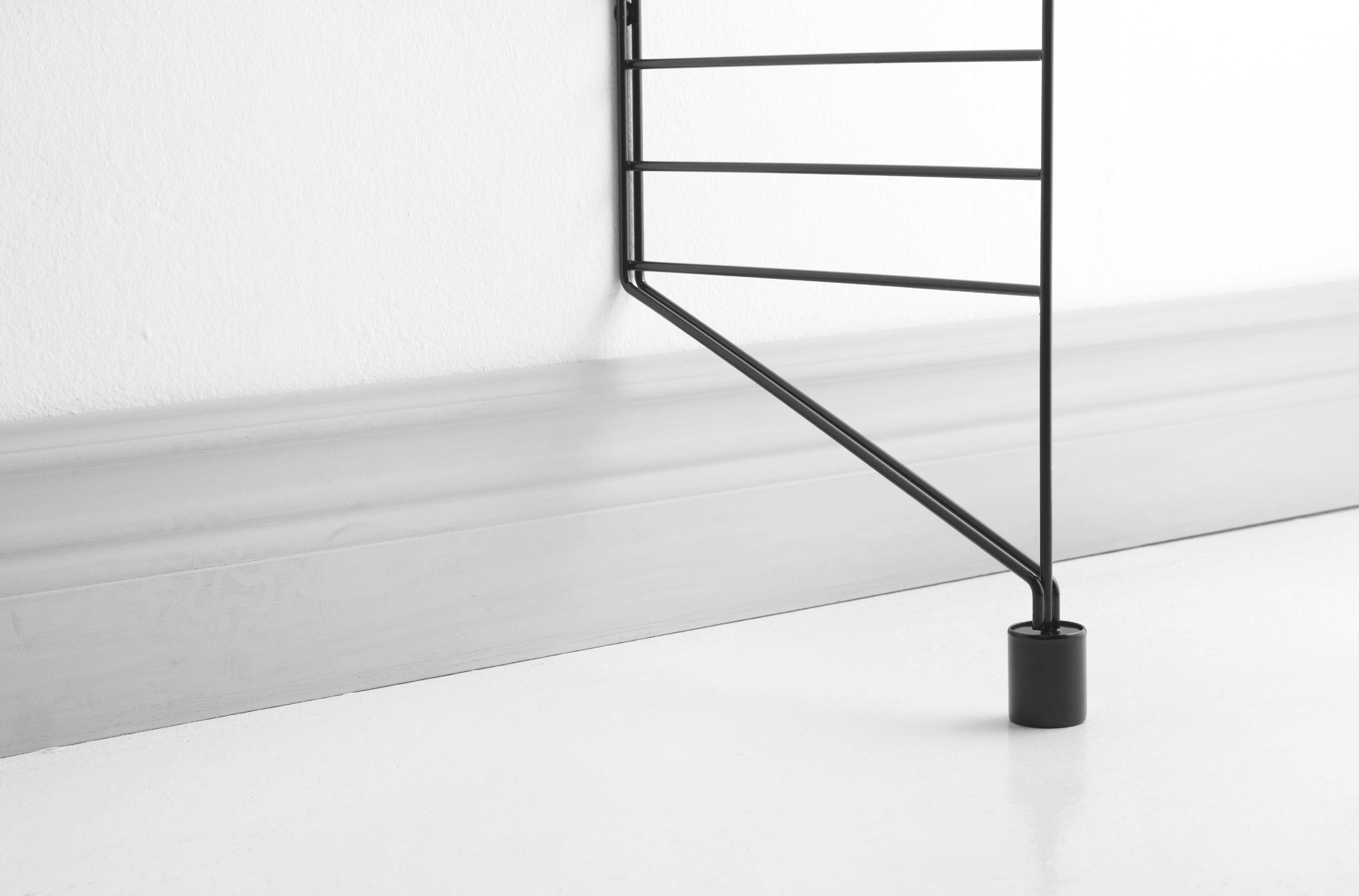 [product_category]-String Furniture String System Extension Part Side Panel With Stand 2 Pcs., Black-String Furniture-7350038274601-SFEXT4-13-2-STR-2